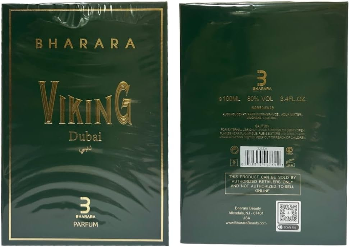 Bharara Beauty Viking Dubai Eau De Parfum Spray for Unisex 100 Ml