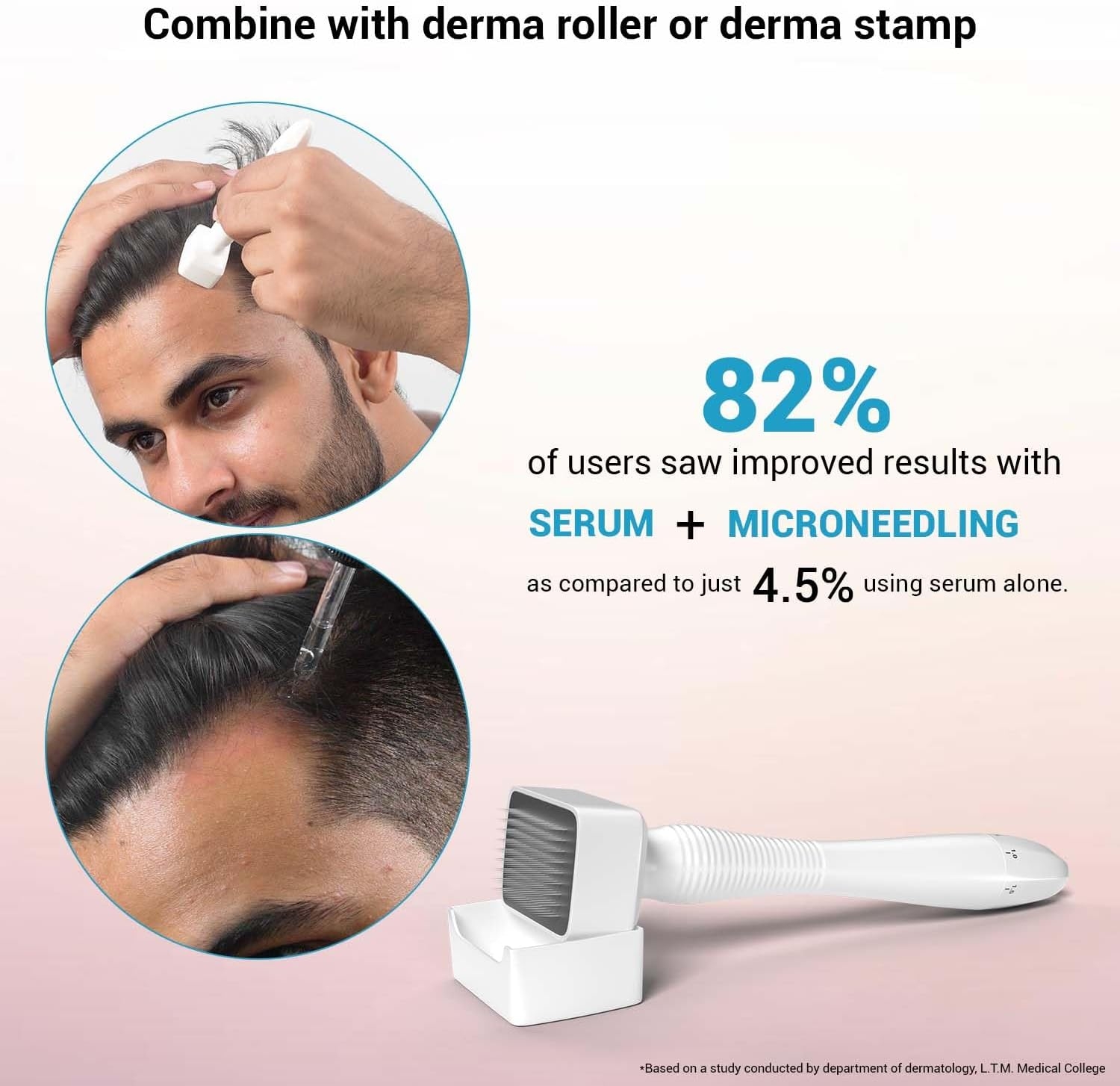 Sotrue Hair Growth Serum with Redensyl 3%, Procapil 3%, Anagain 4% and Baicapil 2% Hair Growth Actives, Stimulates Hair Growth, Hair Fall Control Serum for Women Men, for All Hair Types, 30Ml