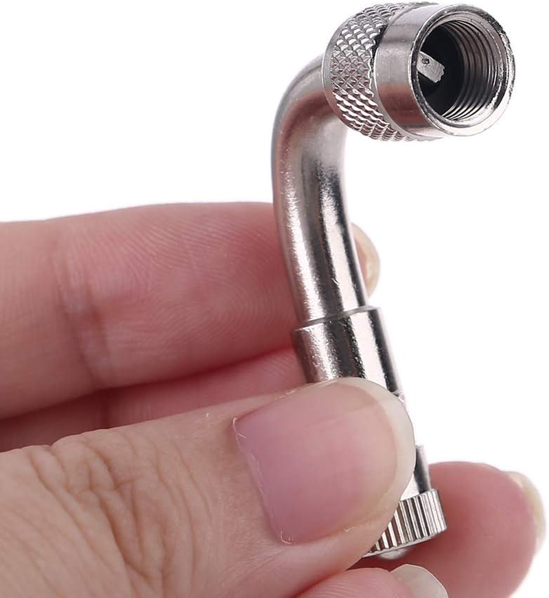 YIGZYCN 90 Degree Bent for Adapter Tyre Tube for Extender Extension Adapter for Truck Car Bicycle Wheel Adapter image number 2
