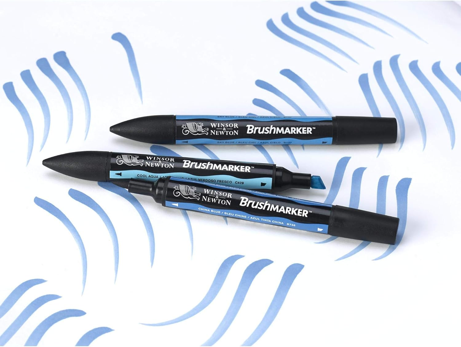 Winsor & Newton Rich Tones Brushmarker 6-Pieces Set image number 3