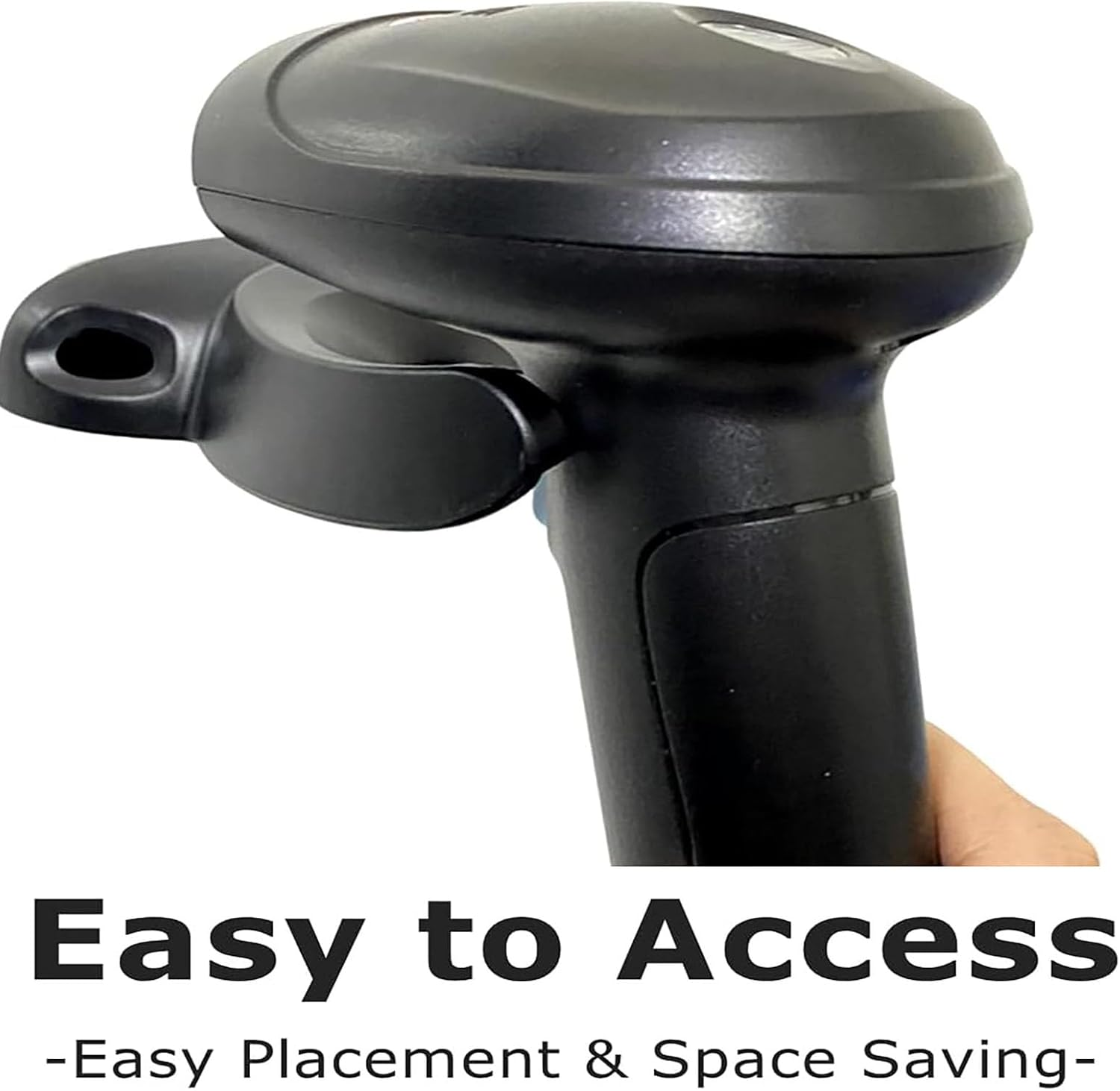 Universal Barcode Scanner Holder,Barcode Reader Bracket Wall Mount with Wall Stickers Fit for Zebra Symbol LS2208 DS2278 LI4278 Most Barcode Scanners, image number 3