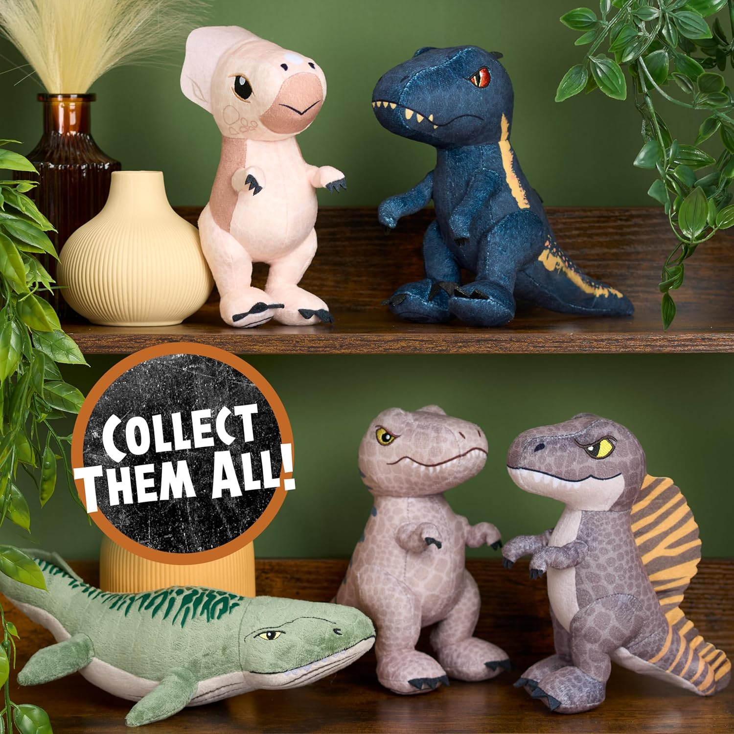 Jurassic World Dinosaurs Plush Indoraptor Stuffed Animals, Kids Toys for Ages 3 up by Just Play image number 5