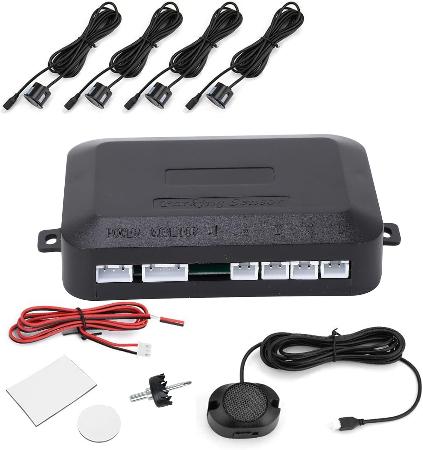 Car Parking Sensor Reversing Radar Kit High Sensitivity Sound Indicator System 12V image number 4