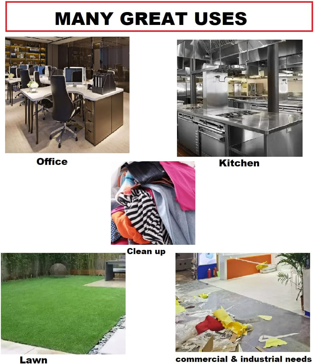 Itech-Smart 240L (47.24*55.11) 50Pcs Heavy Duty, Scent Free, Large and Expansive Trash Bags for Yard Waste, 1 Count image number 5