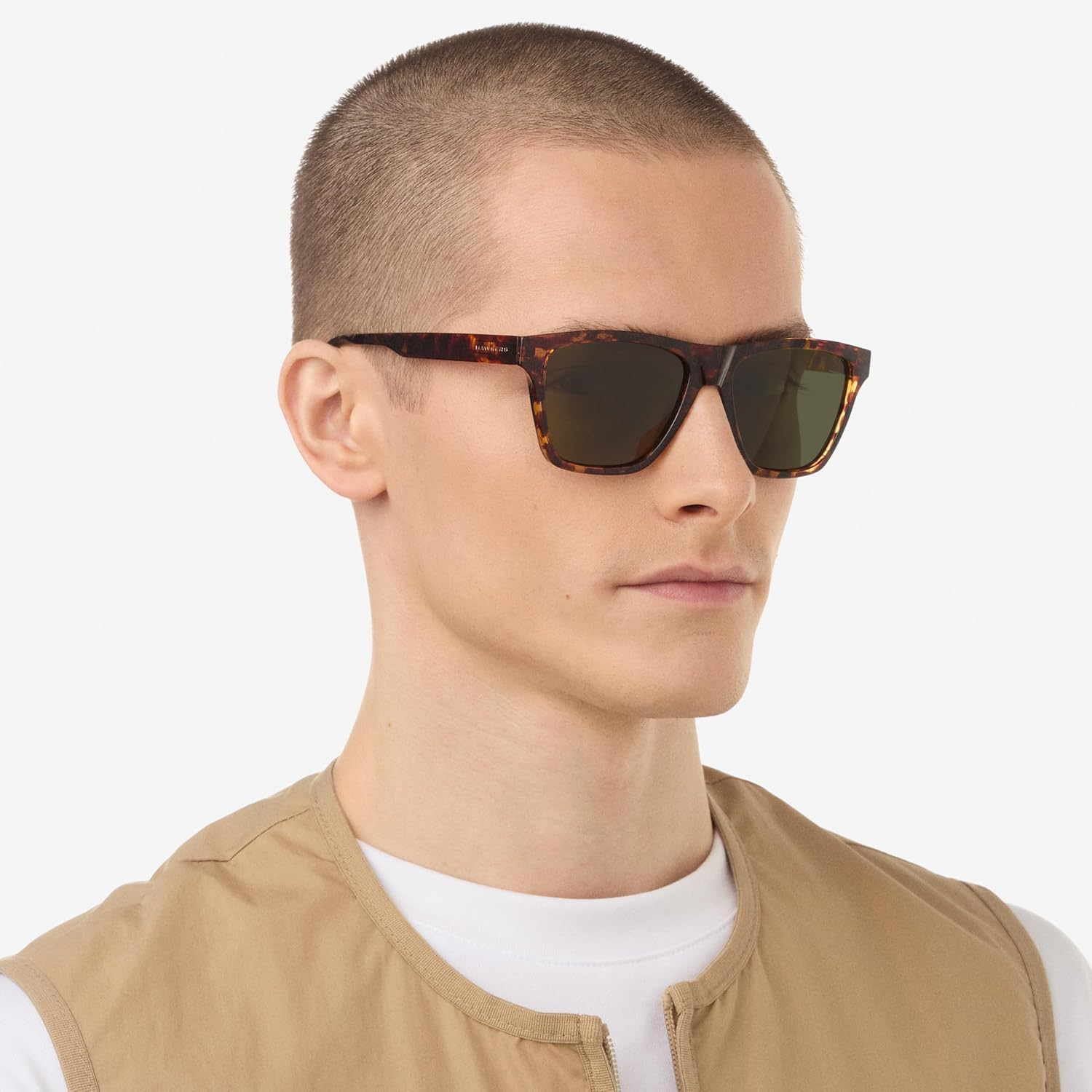 HAWKERS Sunglasses for Men and Women - Protection UV400 - ONE LS Model - Square Sunglasses - Diamond Black &middot; Wine image number 2