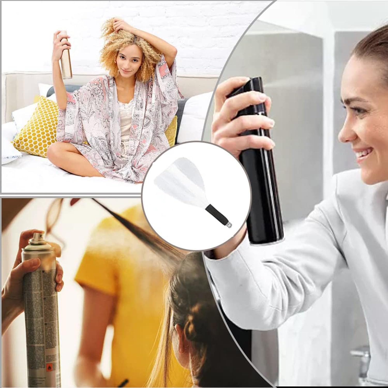 Paifeancodill Face Shield for Hairspray, Plastic Pro Barber Faces Shield, Handheld Hairspray Face Shields, Reusable Faces Protective Cover for Hairdresser Tools Protects Face during Hair Coloring image number 4