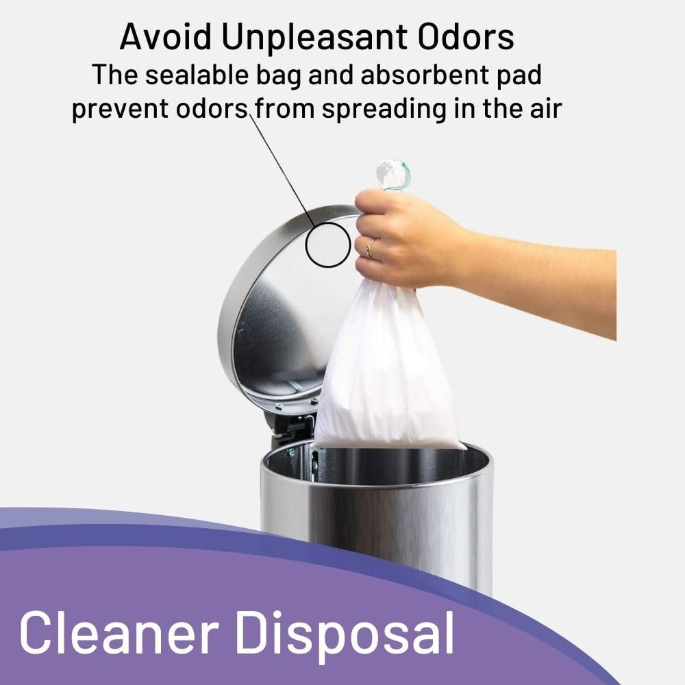 Carebag Medical Grade Male Urinal Bag with Super Absorbent Pad, 20 Count - Travel Urinal for Men - 20 Disposable Bedside Urinal Bottle Bags - Leak-Resistant image number 5