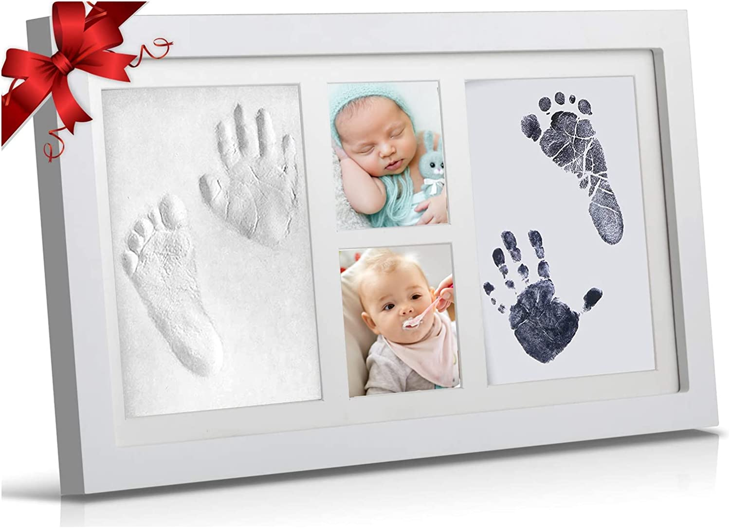 Babyprints Newborn Baby Handprint and Footprint Photo Frame Kit,Perfect for Baby Boy Gifts,Baby Shower Gifts, Newborn Baby Keepsake Frames image number 2