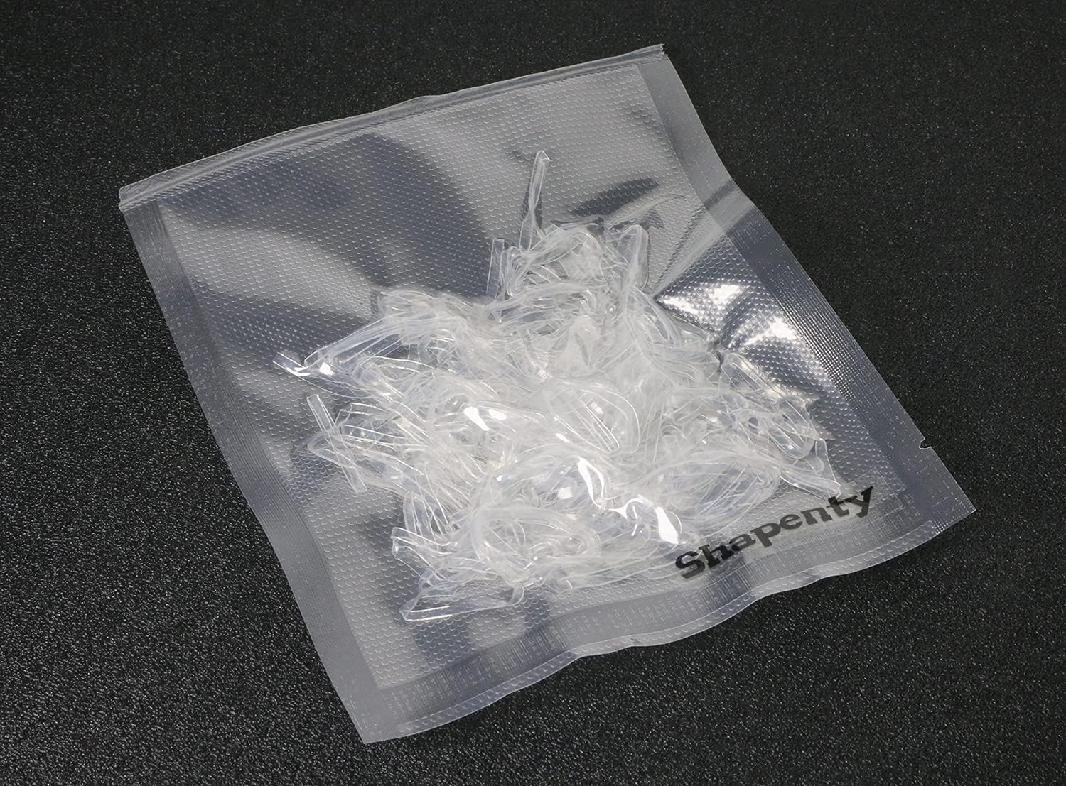 Shapenty Clear Elastic Hair Ties Rubber Braiding Bands Holder for Wedding Hairstyle and Toddlers Kids Baby Girls Ponytail, 200PCS image number 2