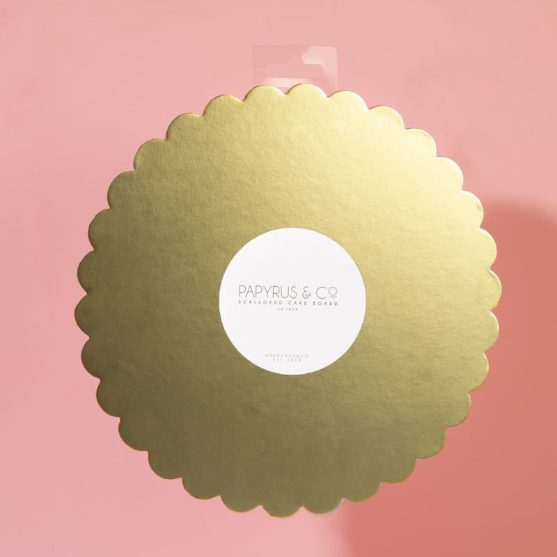 Papyrus Scalloped Cake Board, Gold, 10-Inch Board Diameter image number 5