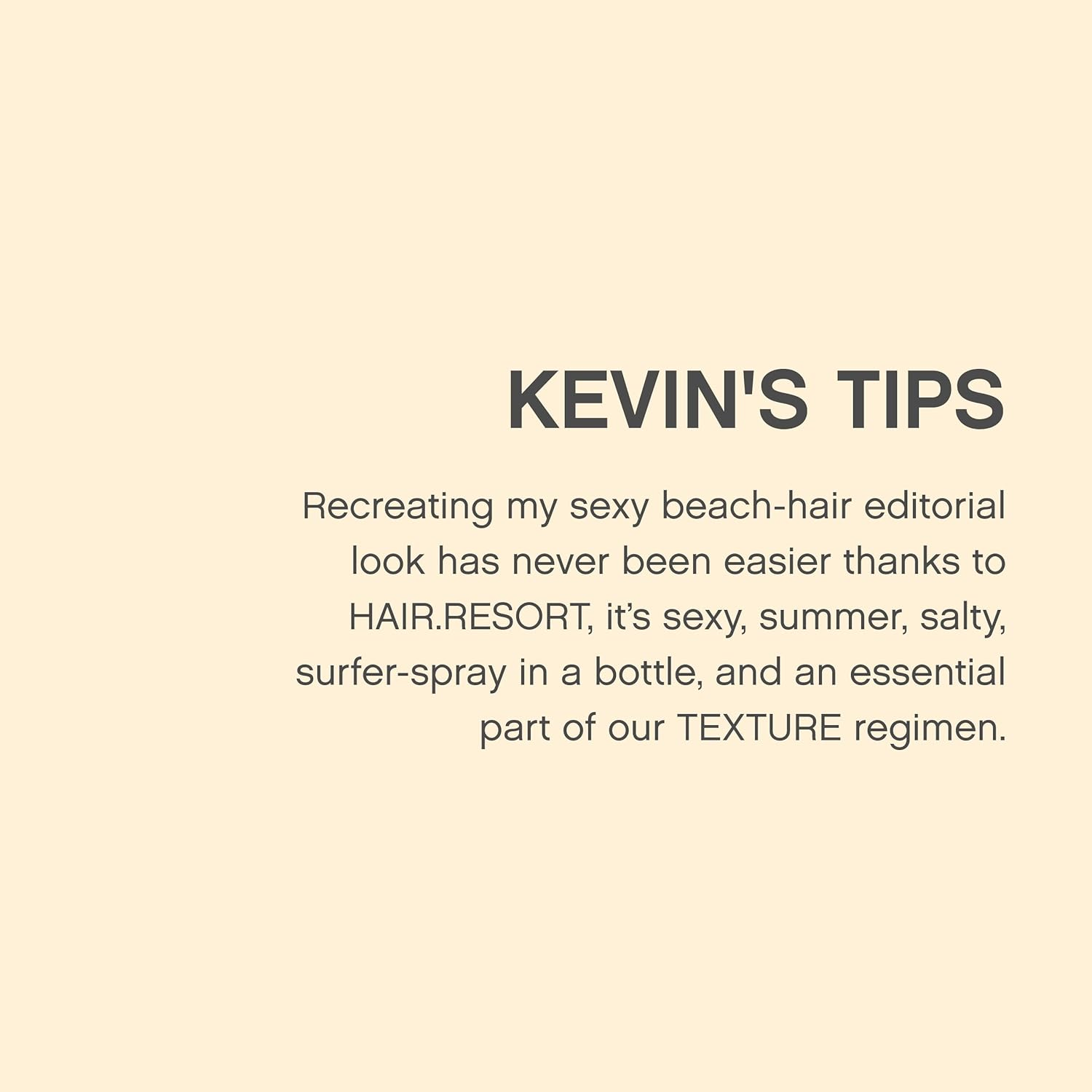 KEVIN.MURPHY HAIR.RESORT.SPRAY Beach Waves Texturising Hair Spray - for Fine & Long Hair - Sulphate-Free, Lightweight & Volumising Styling Spray with Hydrolysed Silk, Wheat Amino Acids & Citrus Oils - 150 Ml image number 4