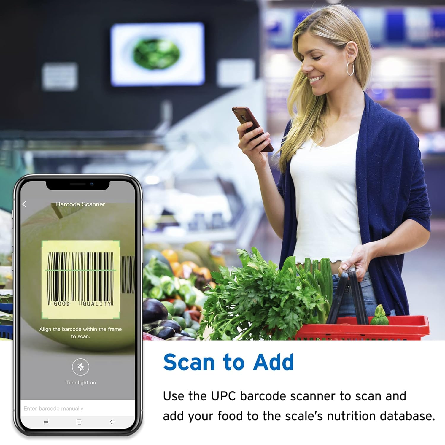 Etekcity Nutrition Smart Food Kitchen Scale, Digital Ounces and Grams for Cooking, Baking, Meal Prep, Dieting, and Weight Loss, 11 Pounds-Bluetooth, Black image number 6