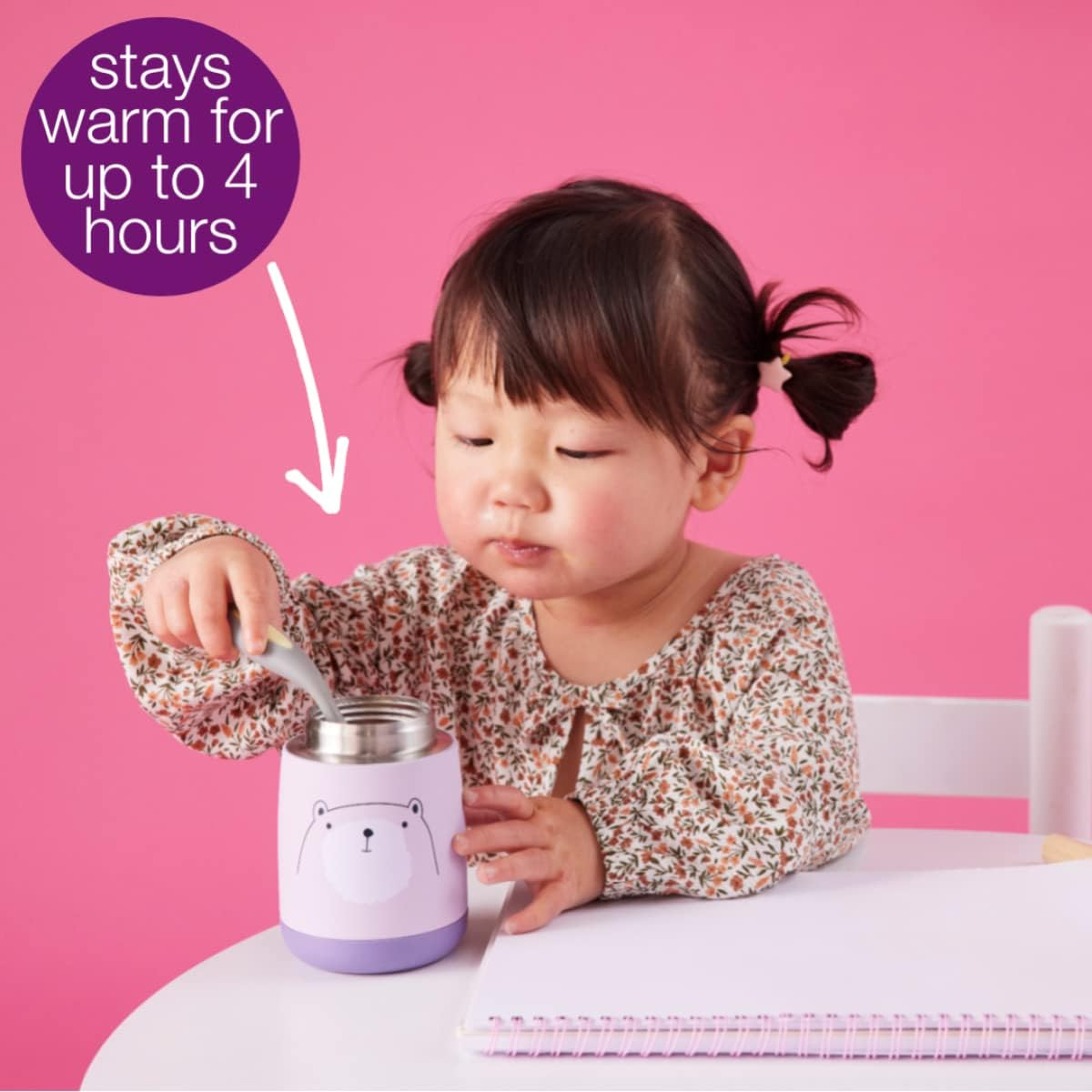 B.Box Mini Insulated Food Jar 210 Ml Capacity, Wild Indigo image number 5