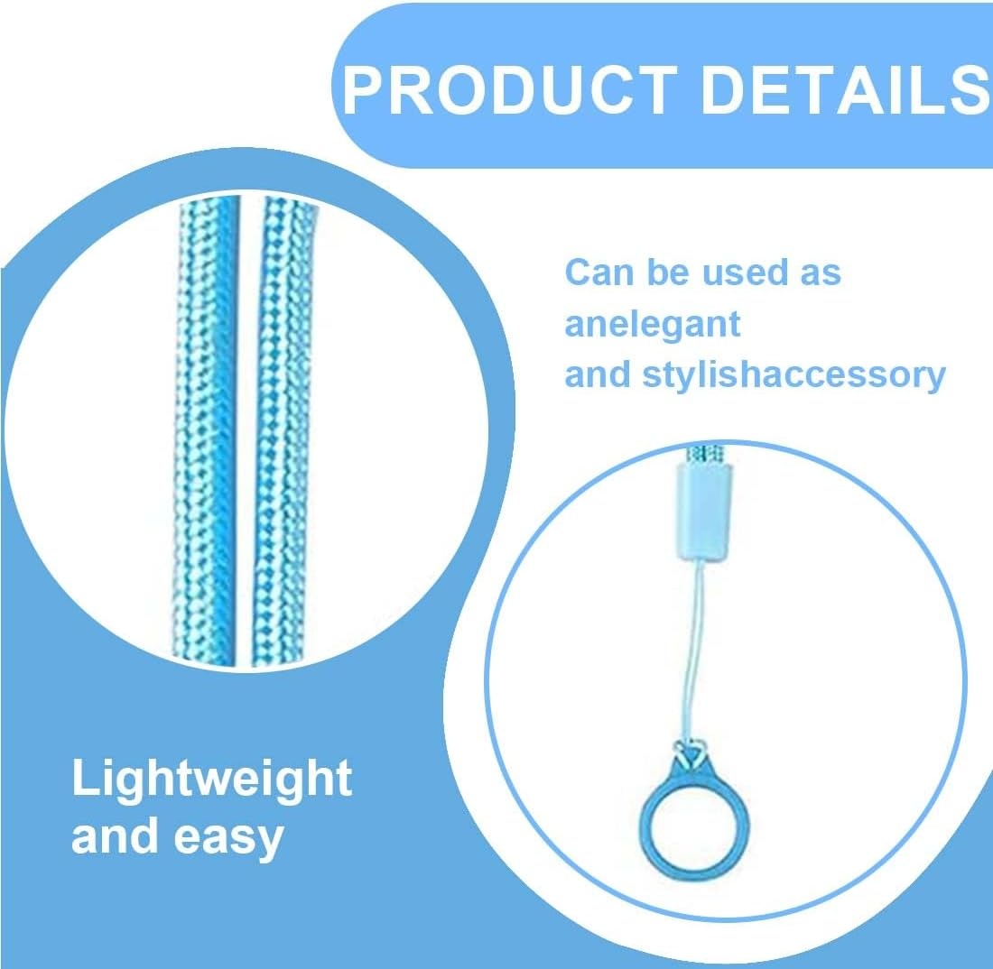 DWFEYOI Pack of 10 Wrist Strap for Mobile Phone, Wrist Strap, Lanyard, Short, Colourful Nylon Hand Strap, Lanyard Stringphone for USB Sticks, Keys, Phones, Key Chains, ID