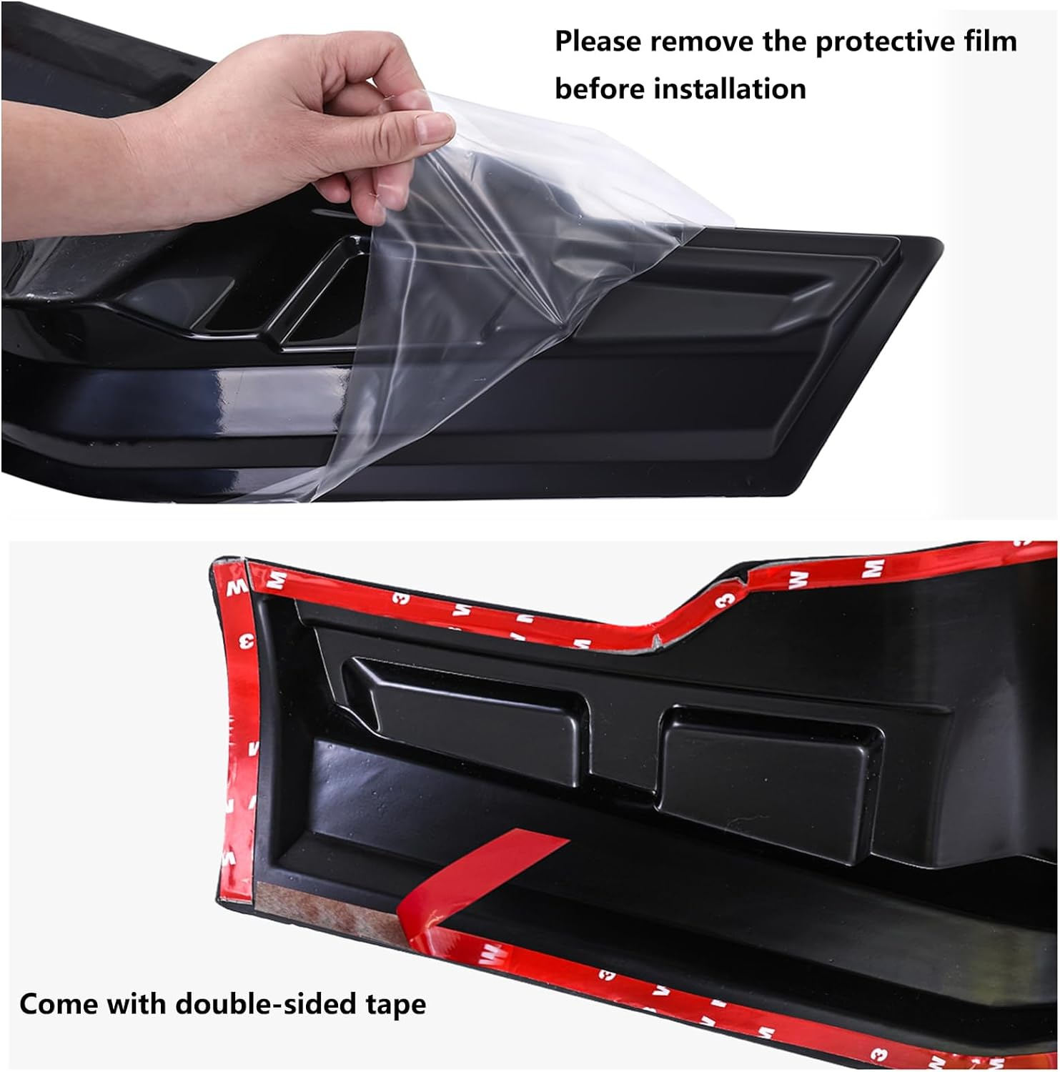 SUERAUTO4X4 for Ford Ranger Raptor Next Gen 2022 2023 2024 2025 Bonnet Protector Guard Trim Accessories, ABS Matte Black Bonnet Hood Protector Stone Guard Trim Cover image number 6