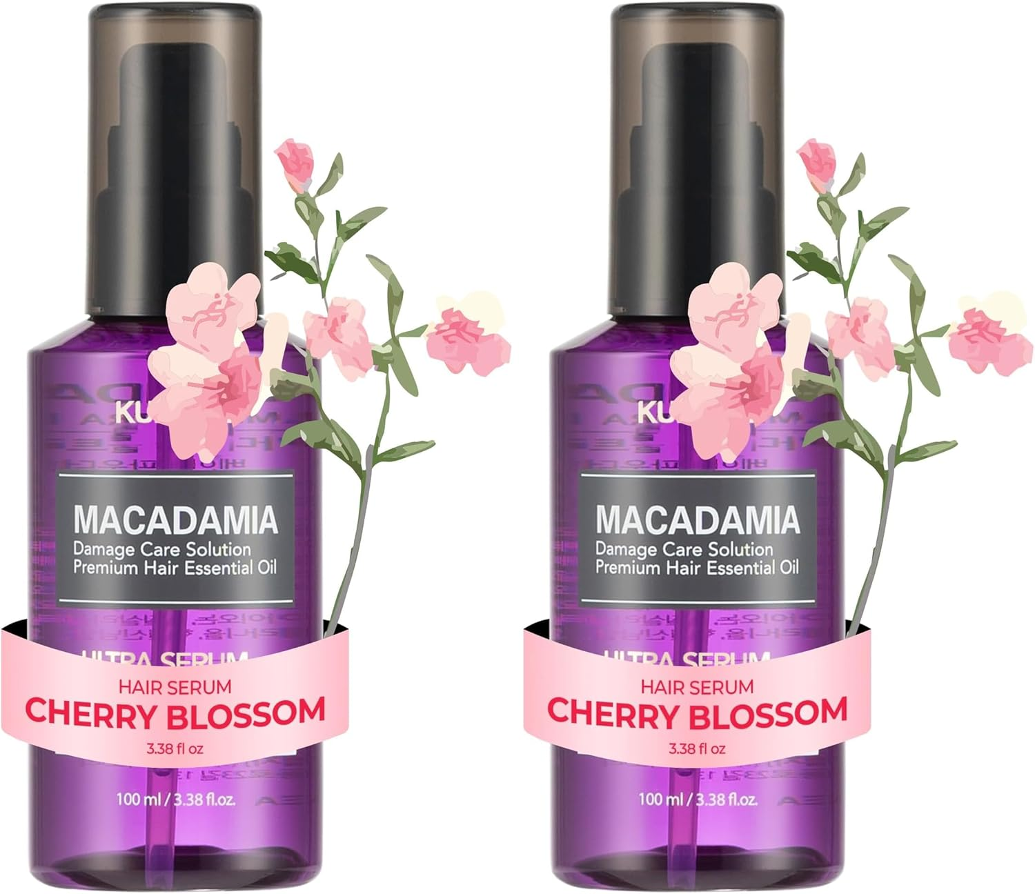 Kundal Macadamia Hair Serum 100 Ml - Cherry Blossom (Pack of 2) image number 1