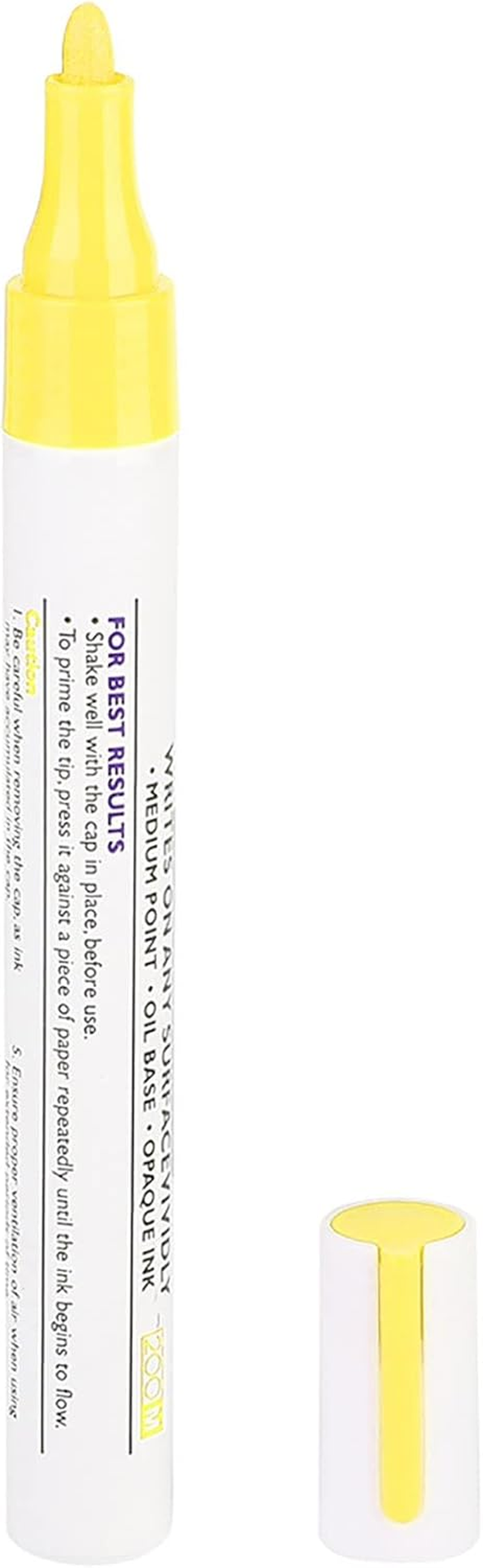 Tire Pens, Car Tire Paint Pen, Car Paint Pen, Paint Pen for Car Tires, 1 Pcs Waterproof Professional Car Pencil Tire Paint Pen Mark Pens(Yellow) image number 1