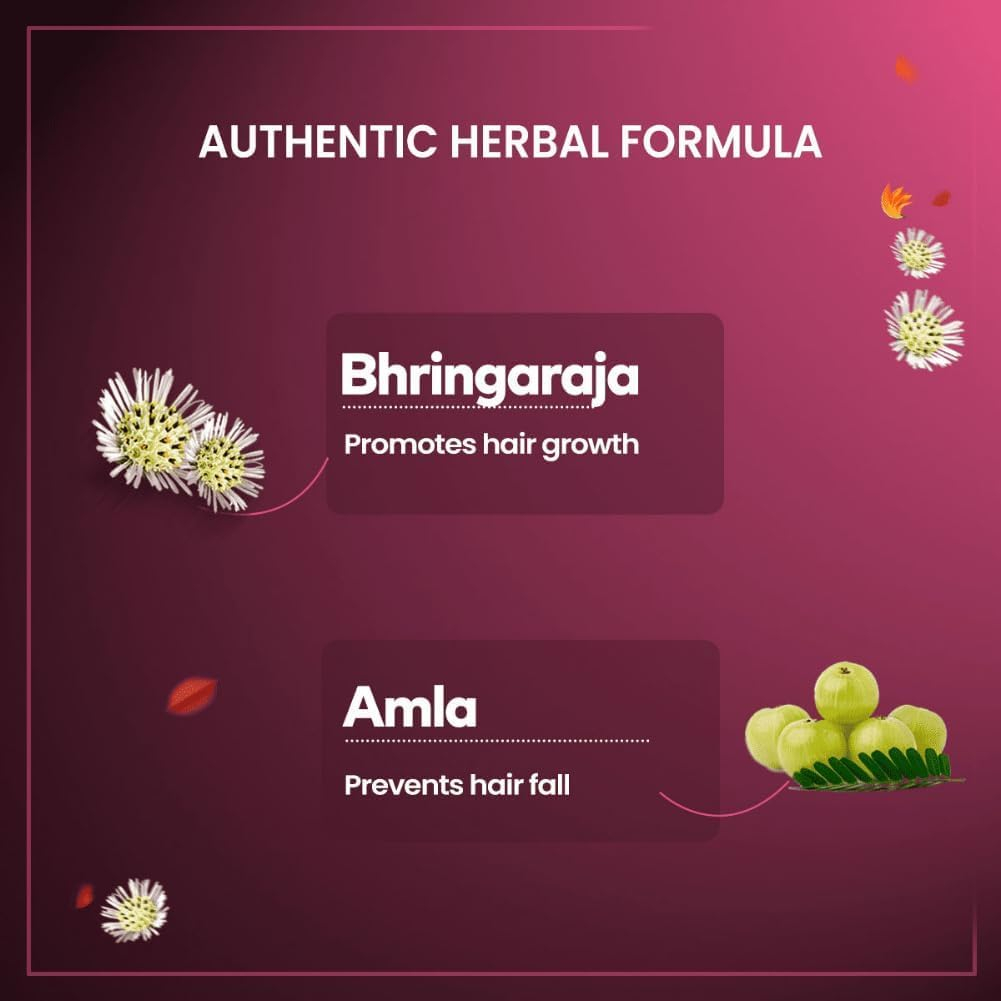 Himalaya Anti-Hair Fall Hair Oil | Non Sticky Hair Oil | Promotes Hair Growth | Prevents Hair Fall | Made with Bhringraja & Amla | for Women & Men | 200Ml image number 1