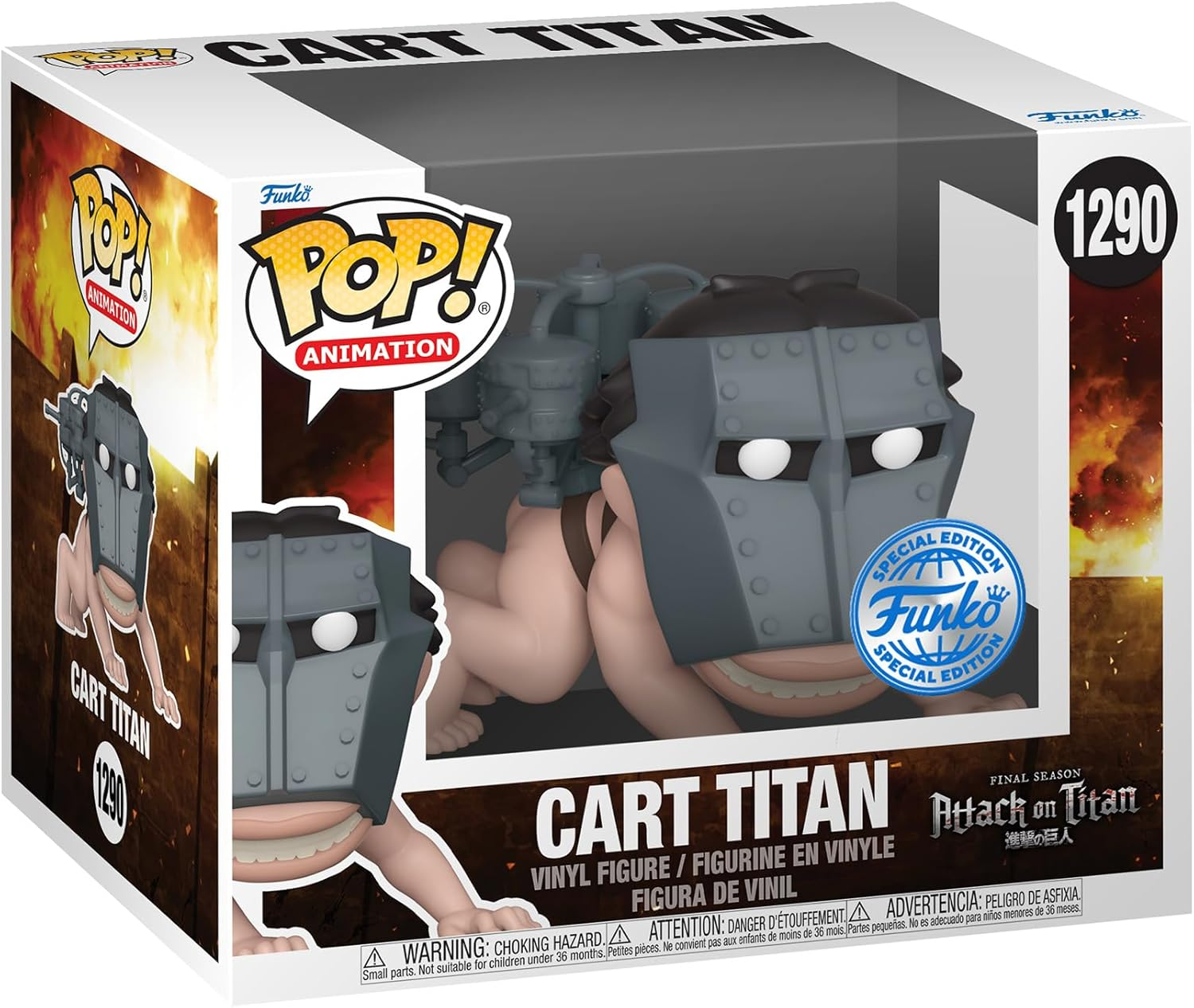 FUNKO POP! SUPER: Attack on Titan - Cart Titan image number 6