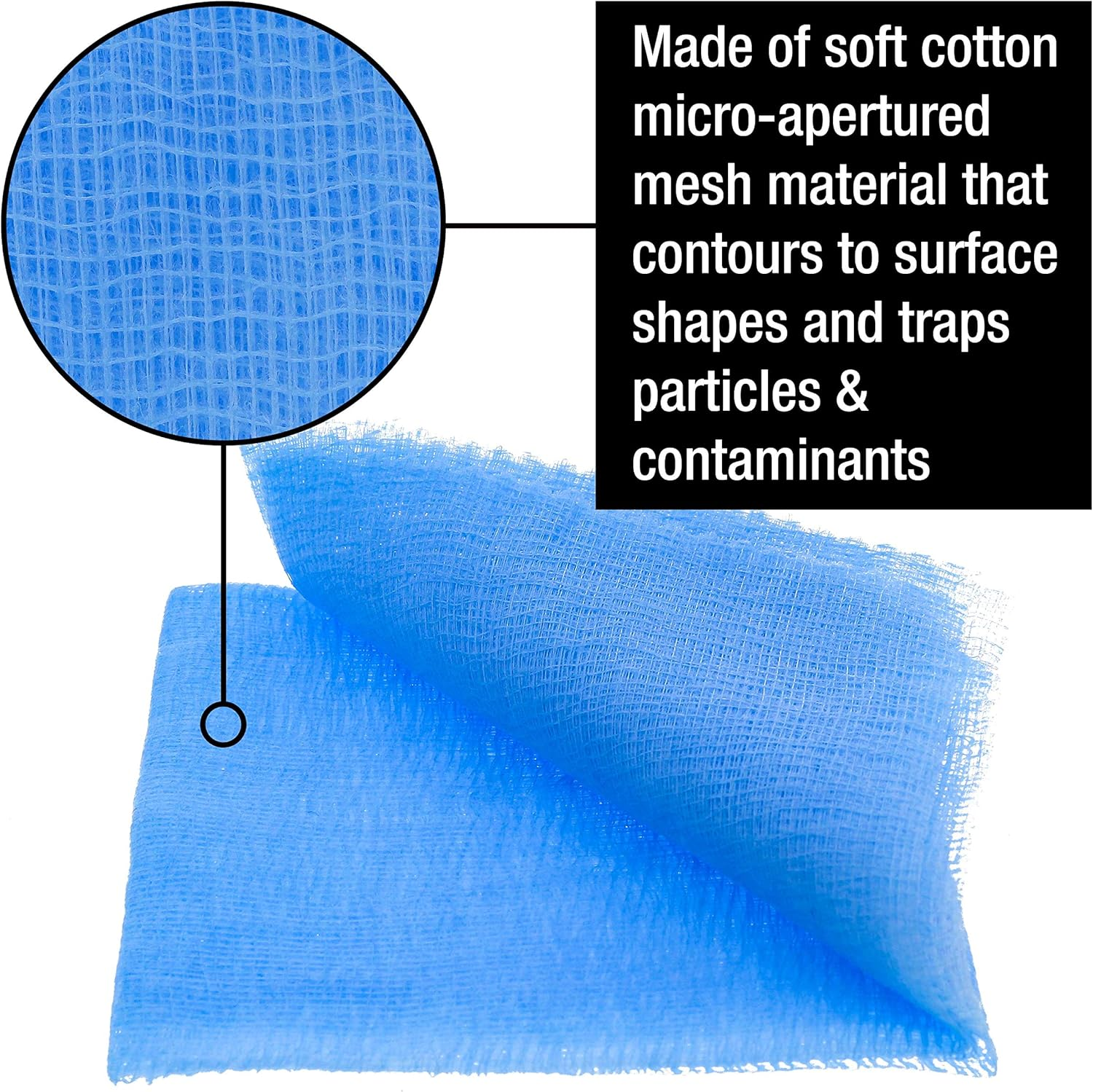 TCP Global Pure Blue Superior Tack Cloth, 12-Pack, Automotive & Woodworking, Dust/Stain/Paint Rags, Tac Cloth for Autobody image number 6