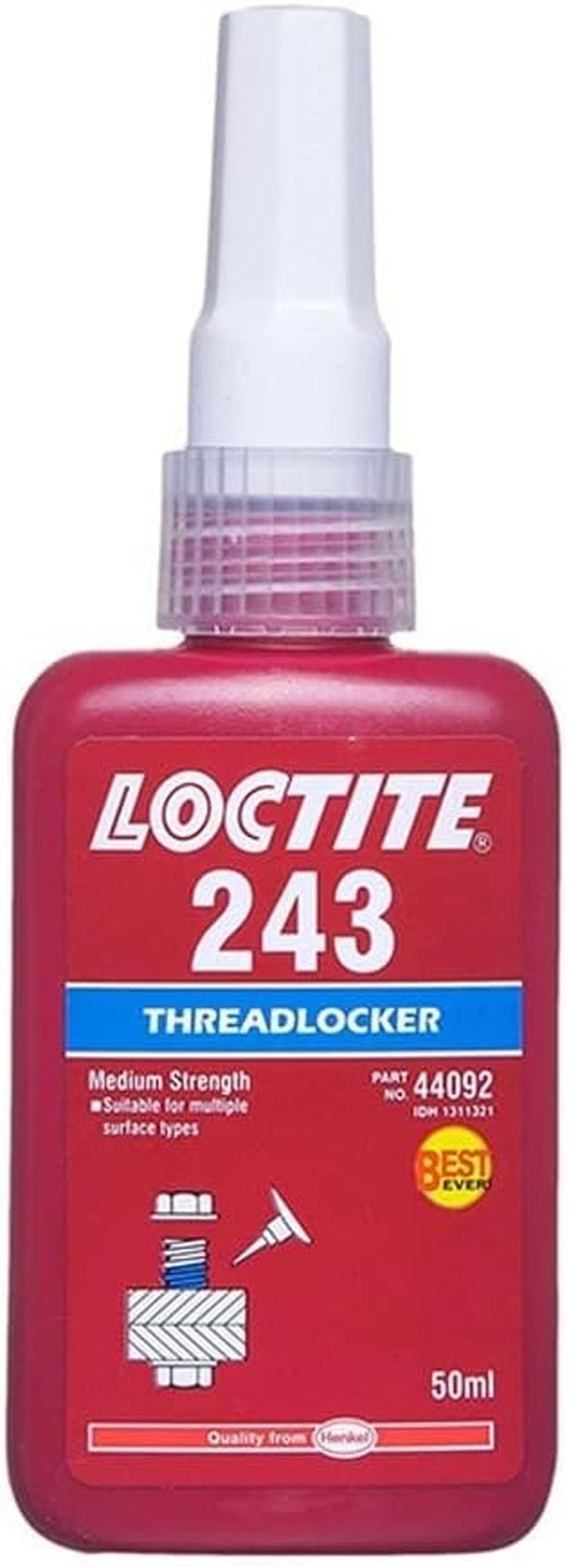 Loctite 243 Medium Strength Threadlocker 50 Ml