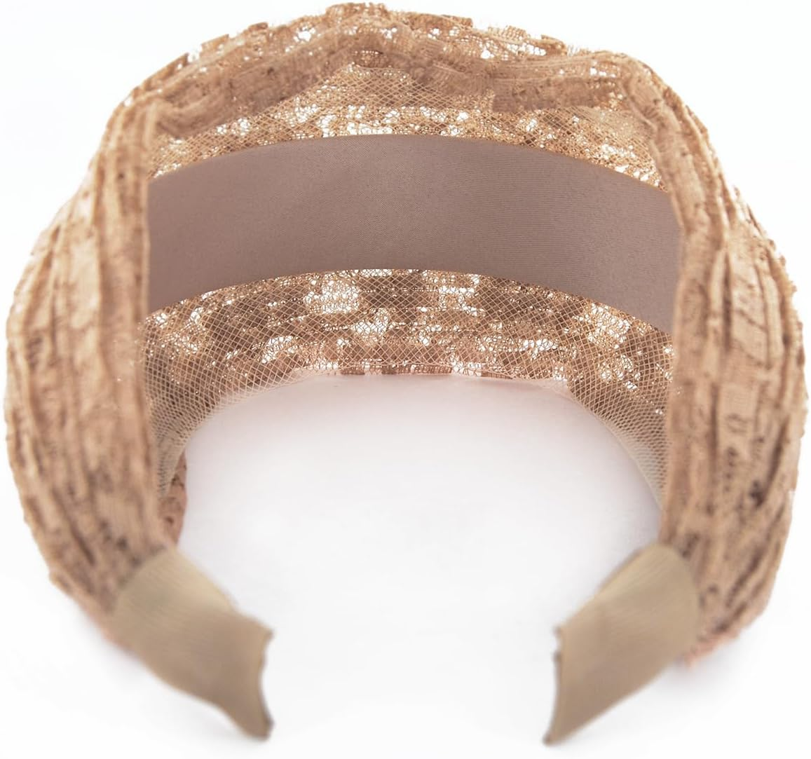 Axy Wide Headband Beautiful Women'S Headband Hair Accessories Hair Band Hairband HR14 (Beige) image number 6