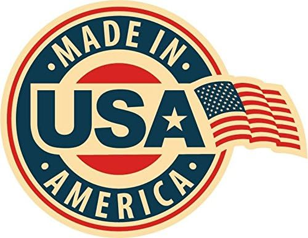 Made in USA America Flag Badge Star Sticker Decal Design 5" X 4"