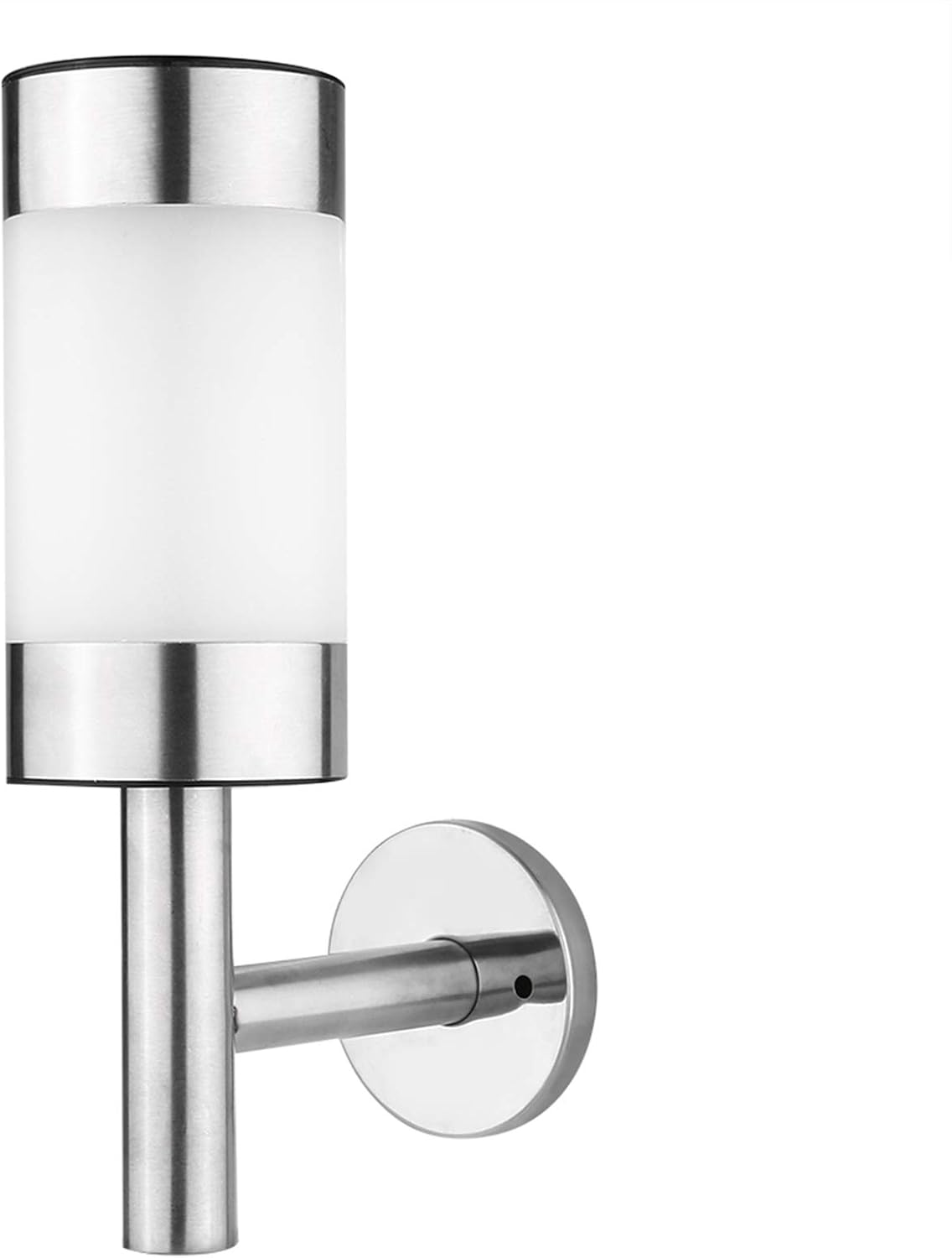 Solar Powered Landscape Spotlight 2 Pack Stainless Steel Waterproof Outdoor LED Light for Garden Yard Porch Driveway Walkway Pool Suitable for Pathway Garage Lawn Decoration image number 3