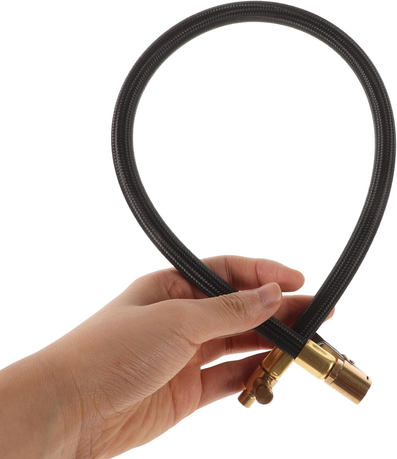 Alipis Portable Tire Inflator Hose Extension Quick-Release Air Compressor Tube for Car Bicycle Pump Accessories Compatible with Multi-Use Inflation and Deflation
