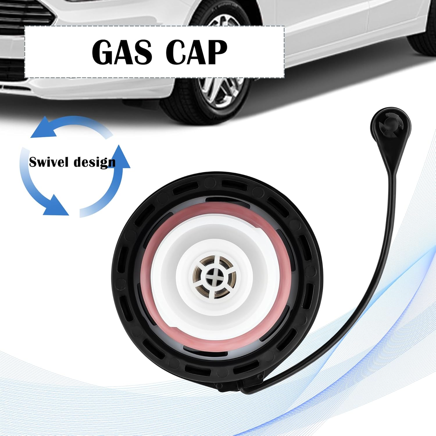 Gas Cap Replacement OEM#FC1079 Fc1080,Fuel Cap Compatible with Ford Ranger,Lincoln MKX Mkz,Mercury Monterey,Standard Automotive Replacement Fuel Tank Caps Car Accessories