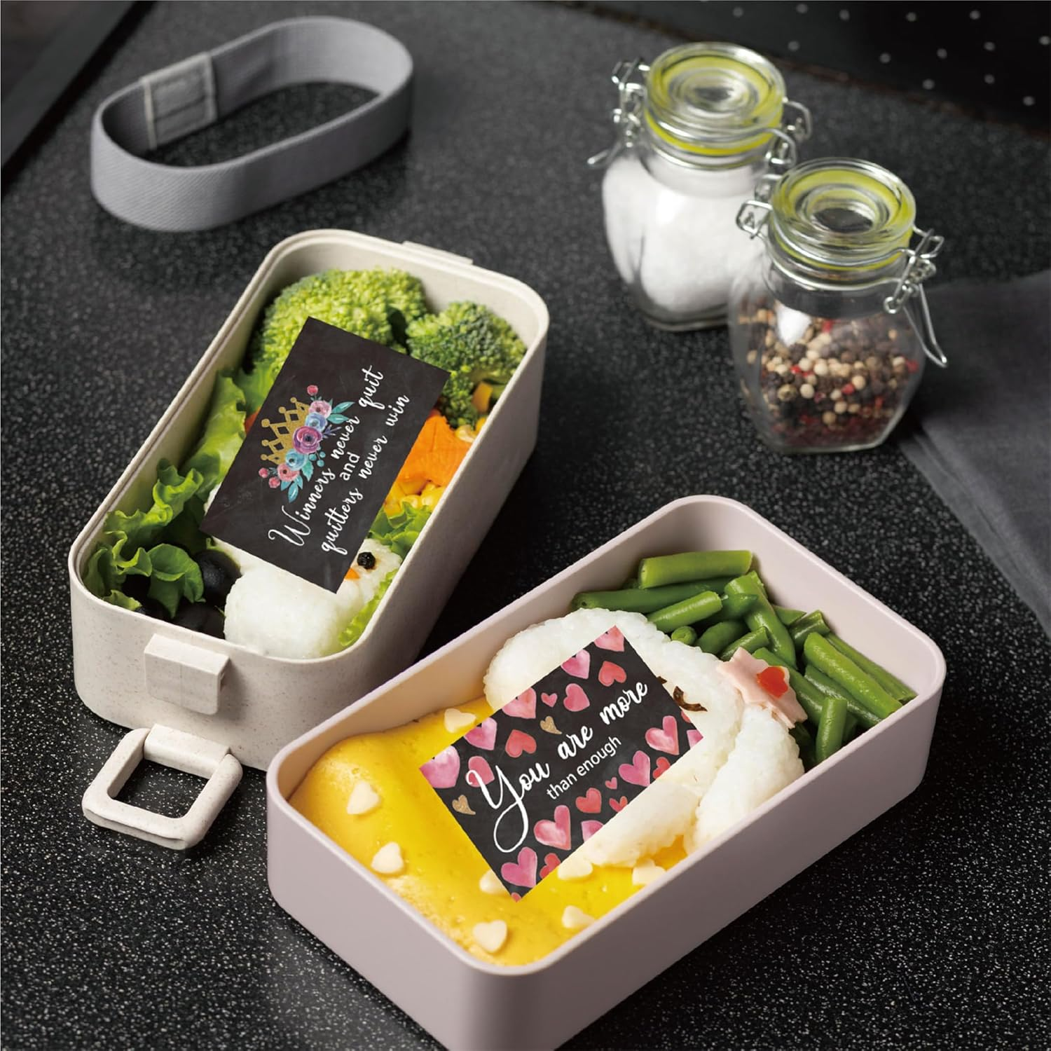 50Pcs Assorted Inspirational Cards Motivational Encouragement Kindness Mini Note Cards Positive Affirmations Cards Chalkboard Design-8.8X5.1Cm image number 3