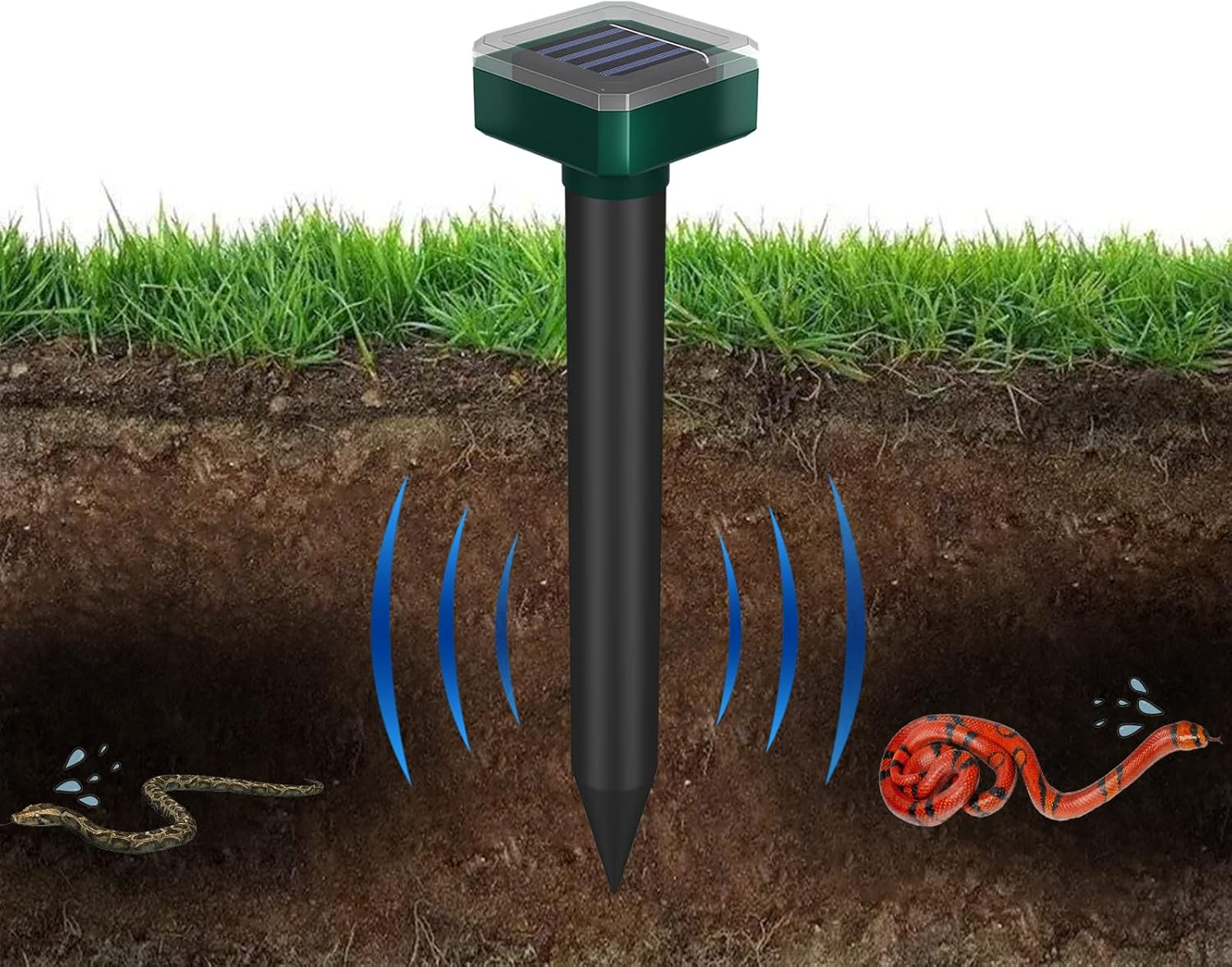 Snake Repellent for Yard Powerful - Effective Outdoor Snake Repeller, Safe for Pets, Keep Your Lawn & Garden Snake Away with Our Trusted Repellent image number 1