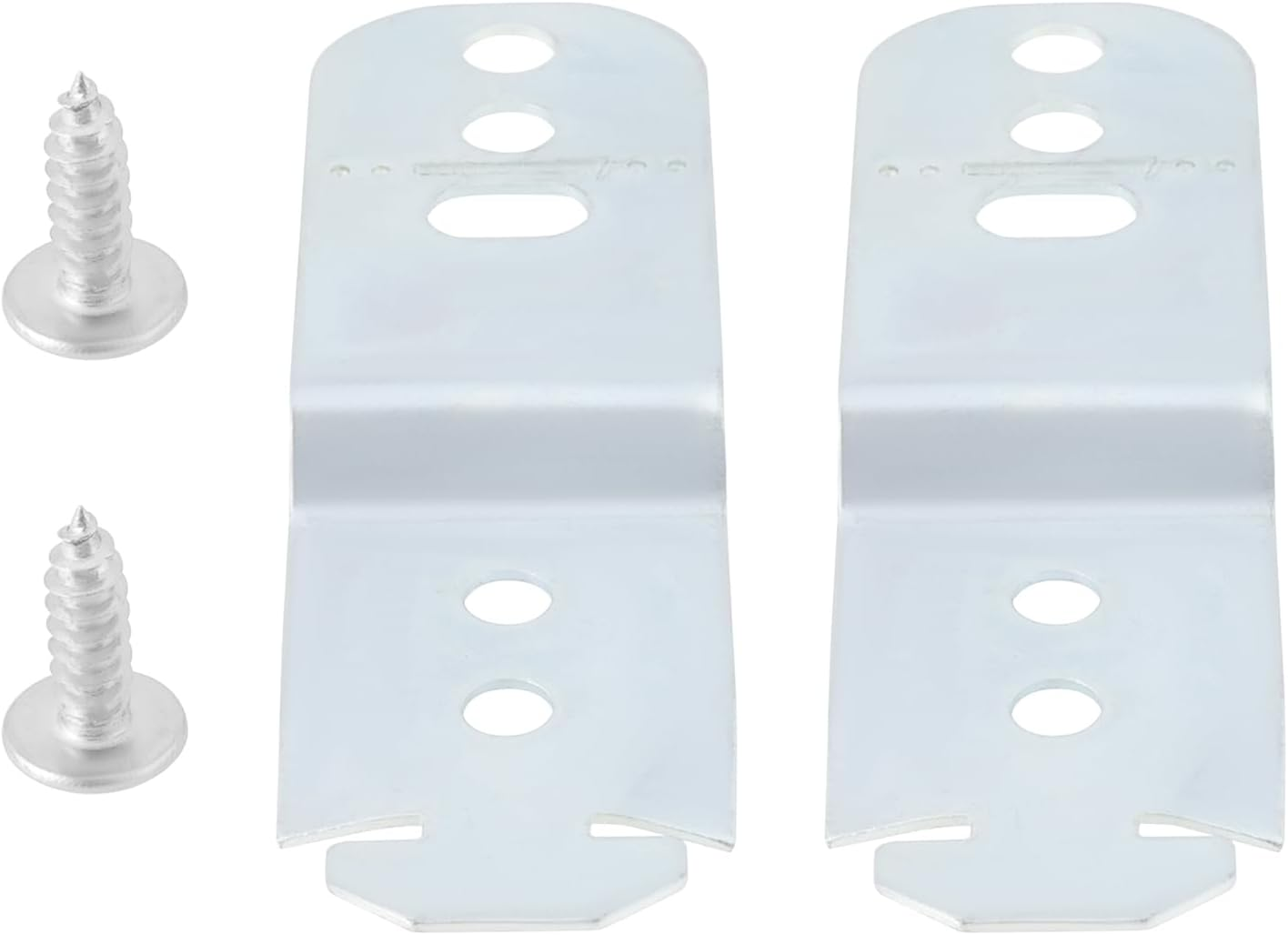 YINETTECH 2PCS Dishwasher Mounting Bracket Compatible with Bosch OE 00619985 628371 EA347878 AP4538351 00628371 87.8X25.6Mm with Screws Dishwasher Fixing Plate image number 2