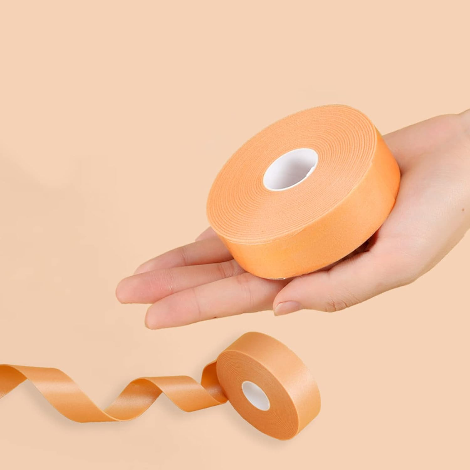 3 Rolls Moleskin Tape for Blisters Prevention, Padding for Shoes, Toes and Feet image number 4