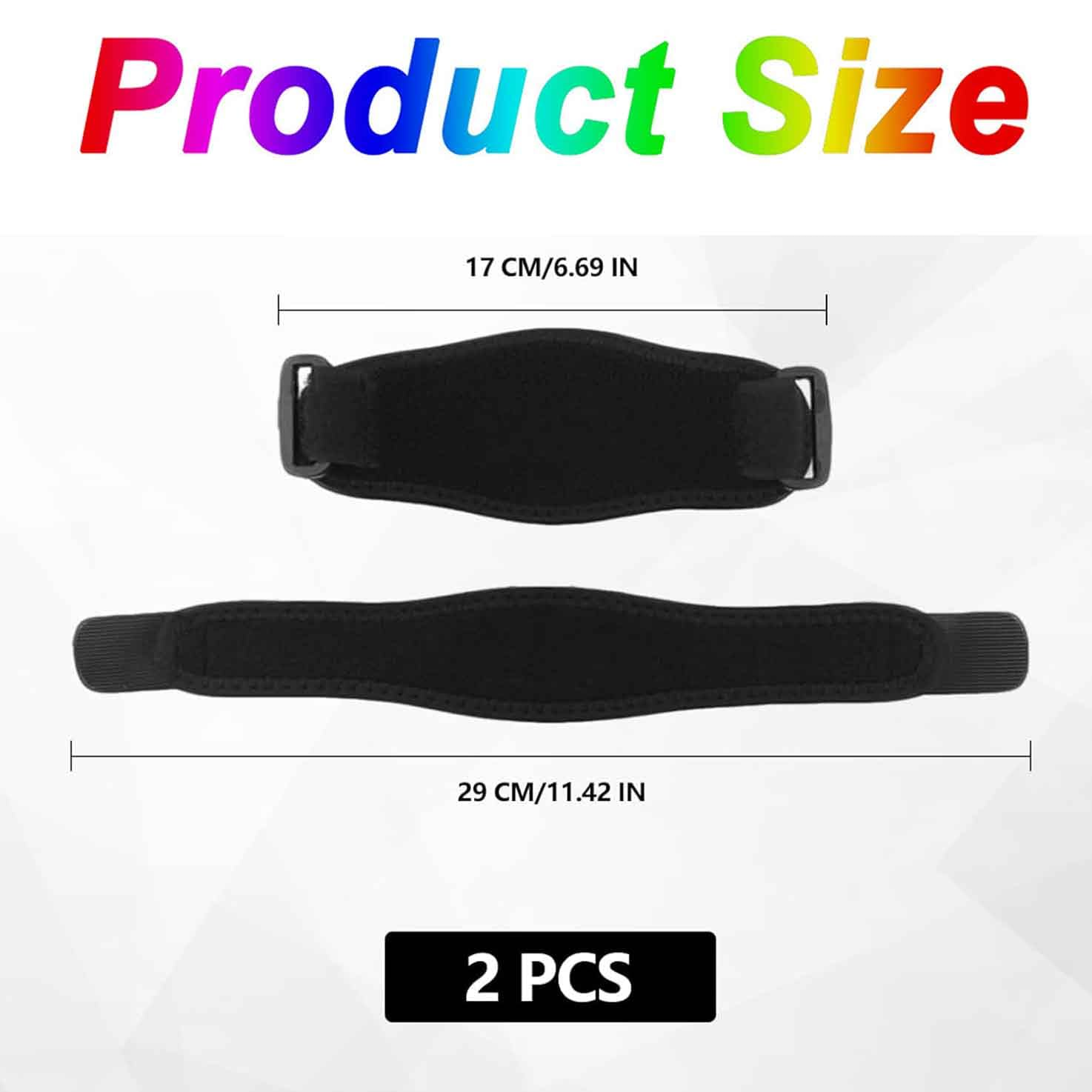 WADY 2 Pack Tennis Elbow Brace, Forearm Clasp Splint Pain Relief Tendonitis Epicondylitis, Elbow Pain Relief for Tendonitis, Adjustable Tennis Golfers Elbow Strap for Men & Women with Compression Pad image number 6