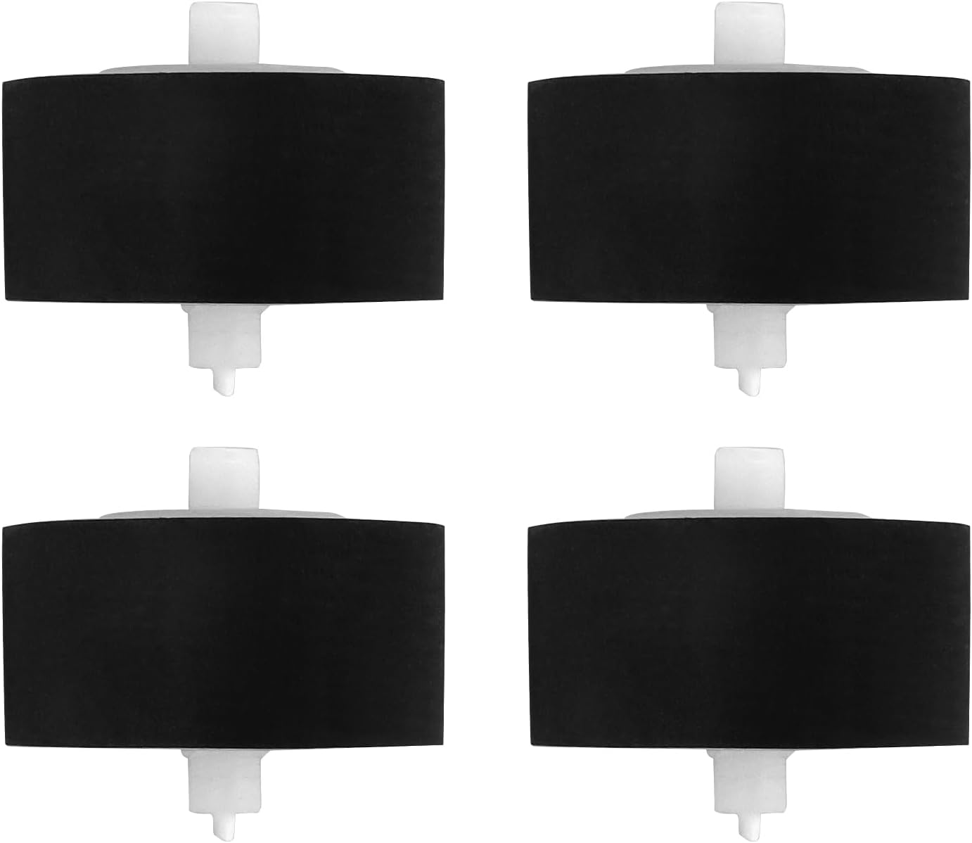 Emagtech 4Pcs Rubber Pinch Wheels RDP0055 Compatible with Technics RS-AZ6/AZ7/BX501/BX646/TR373 VCR Cassette Player Roller image number 4