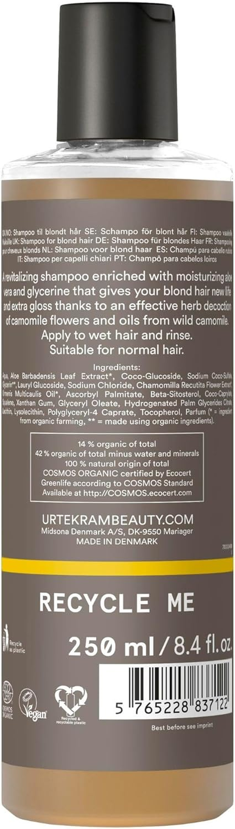 Urtekram Organic Chamomile Shampoo 250 Ml by Urtekram image number 3