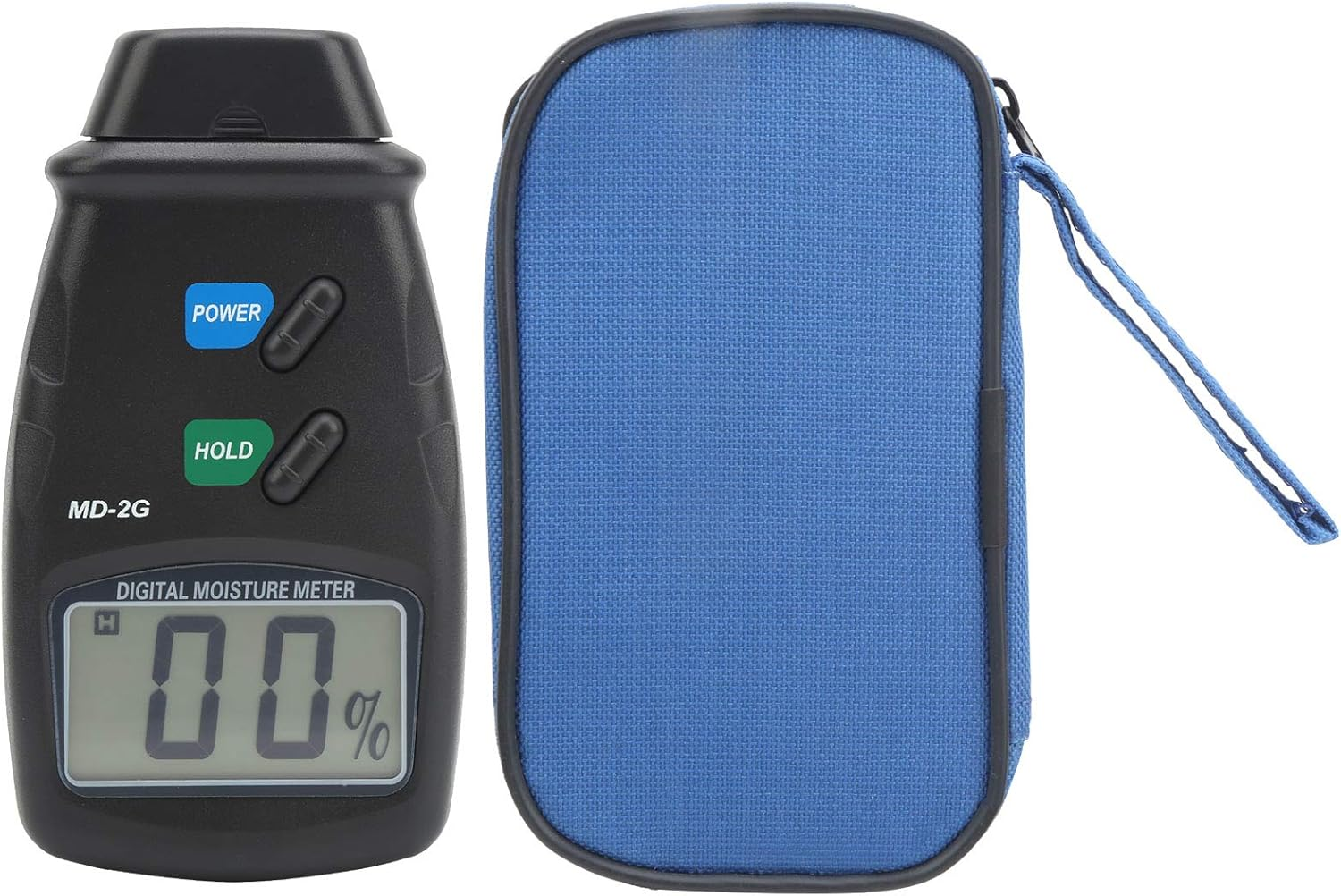 Viagasafamido Wood Moisturizer, Digital Tester with 5% -40% Measuring Range, ABS Material, Simple Operation for the Chemical Industry, Building Materials and More image number 6