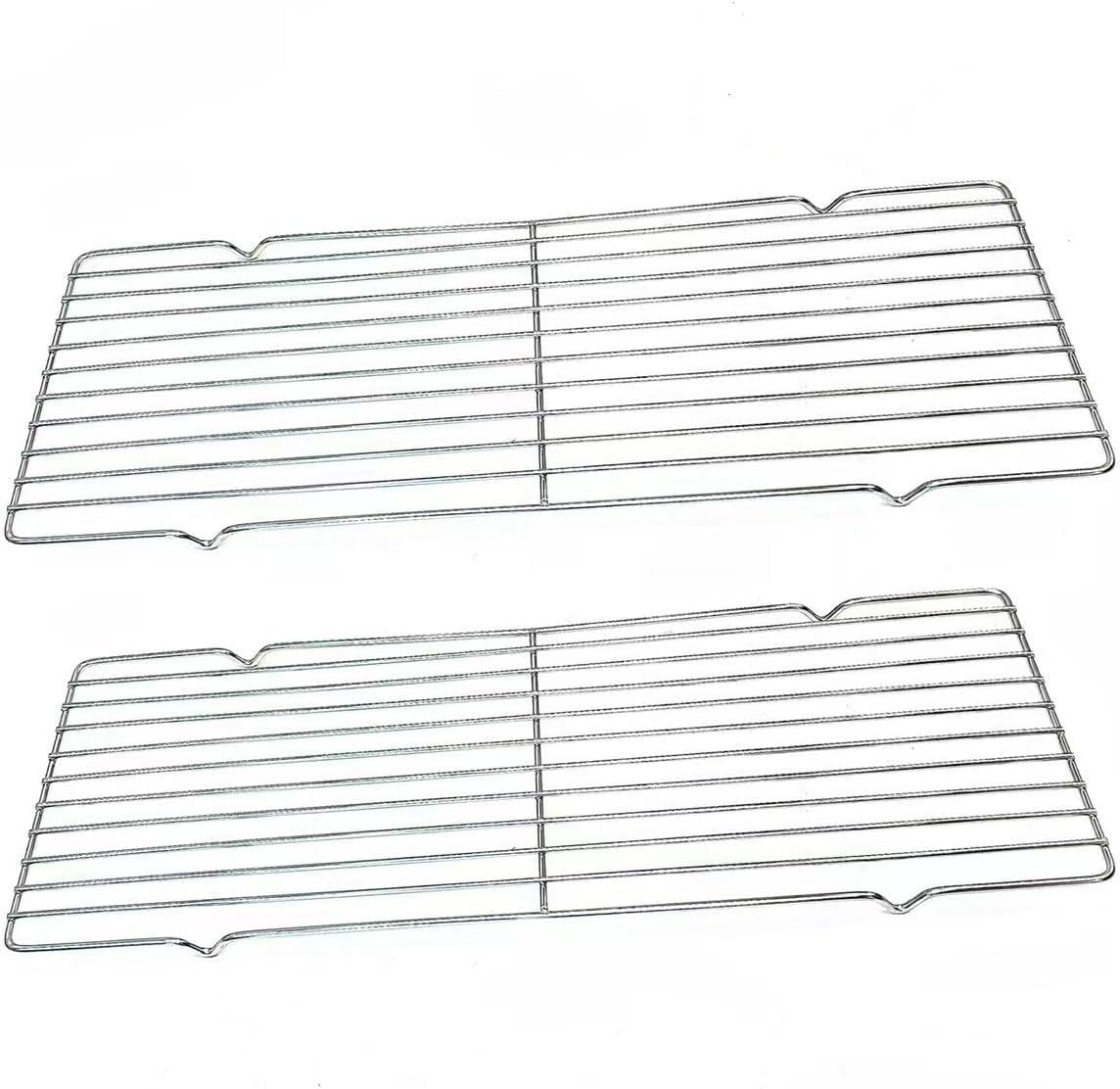 Willbbq Twin Pack Stainless Steel Grill Grate Heavy Duty Rectangular Cooking Rack for Bbq,Oven,And Smoker Rust Resistant Cooling and Baking Rack for Outdoor Grilling & Kitchen Use (60Cm X 21.5Cm) image number 6