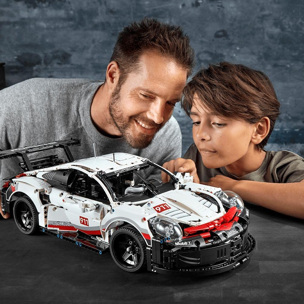 LEGO&reg; Technic Porsche 911 RSR Supercar Building Set (1580 Pcs) Sports Race Car Advanced Building Kit, Exclusive Collectible for Boys and Adults 42096 image number 1