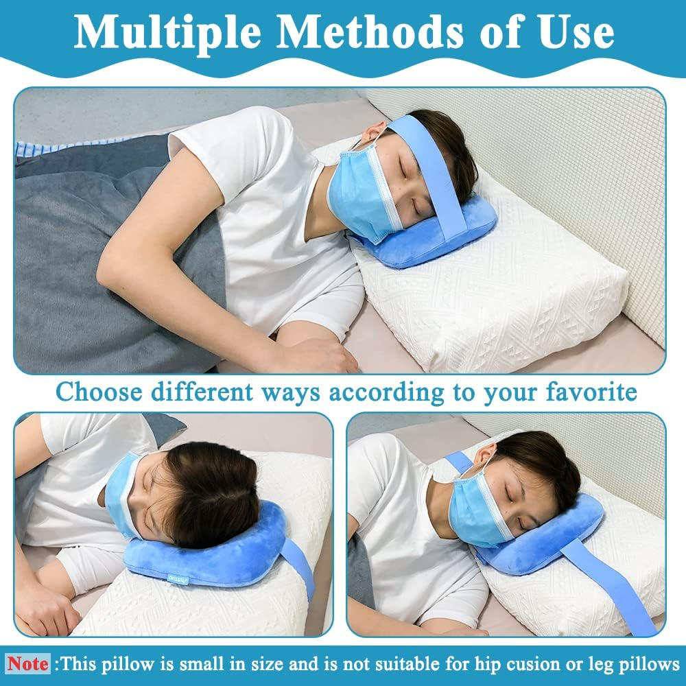 Ear Piercing Pillow with for Side Sleepers with Hole CNH Donut Protector Pillow Ear Pressure Sores Pain Aches Relief Medical Ear Guard Care Pillow Cushion image number 3