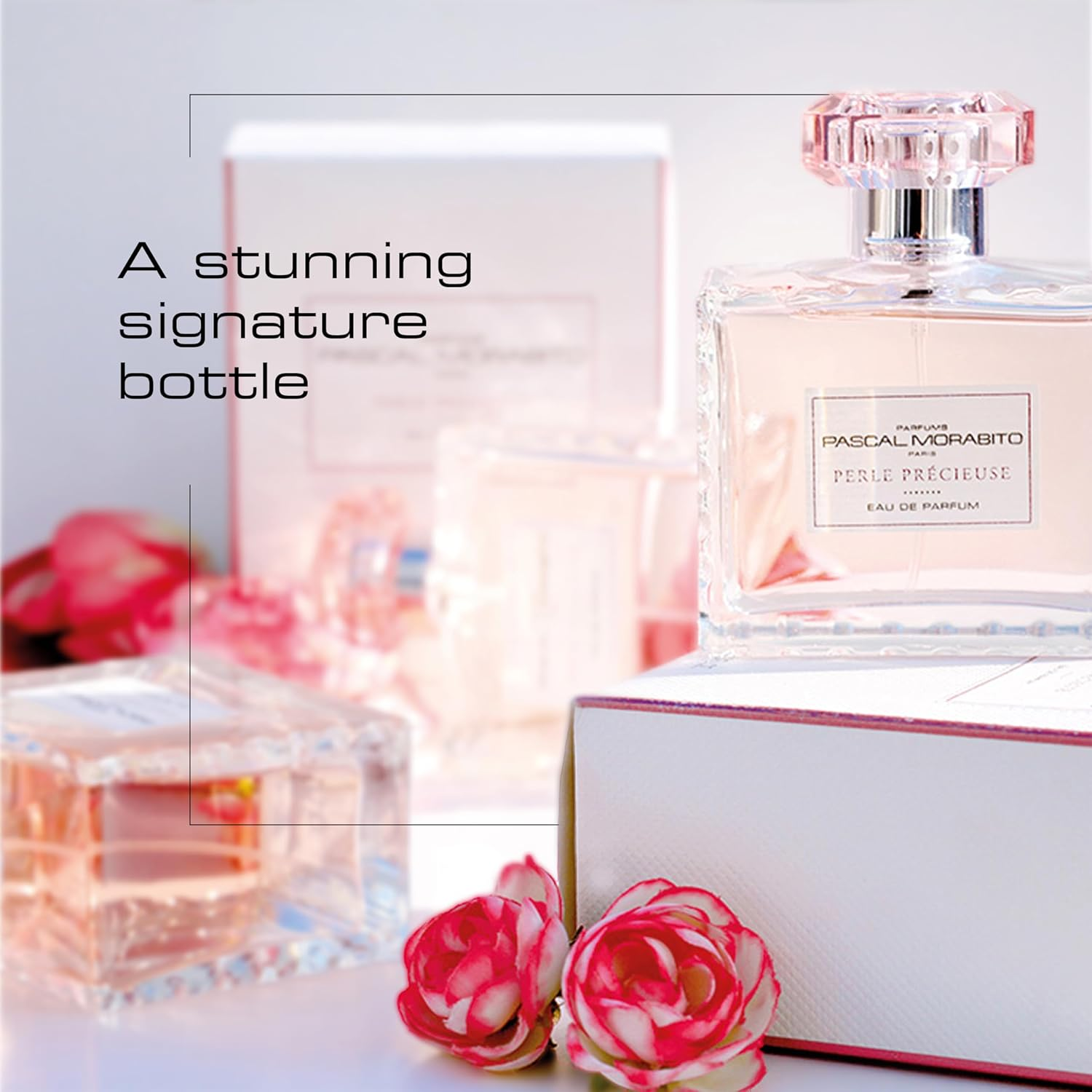 Pascal Morabito - Perle Precieuse- 3.4 Oz Eau De Parfum - Fragrance Mist for Women - Powdery Floral Musk Scent - Perfume Spray with Mandarin, Pear, Rose, Musk, Vanilla Accords image number 3