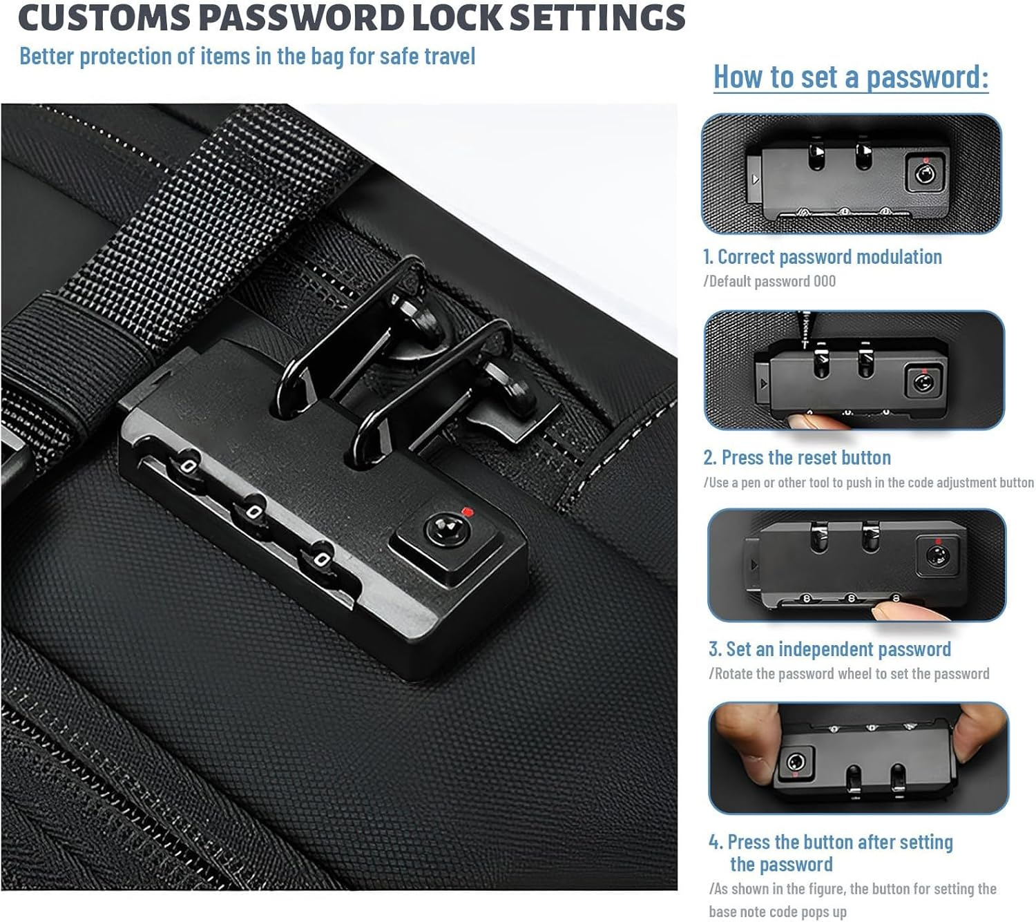 Vacuum Backpack - Water Resistant Expandable Vacpack with Vacuum Compression & 19 Inch Large Capacity, anti Theft Backpack for Travel (Grey)