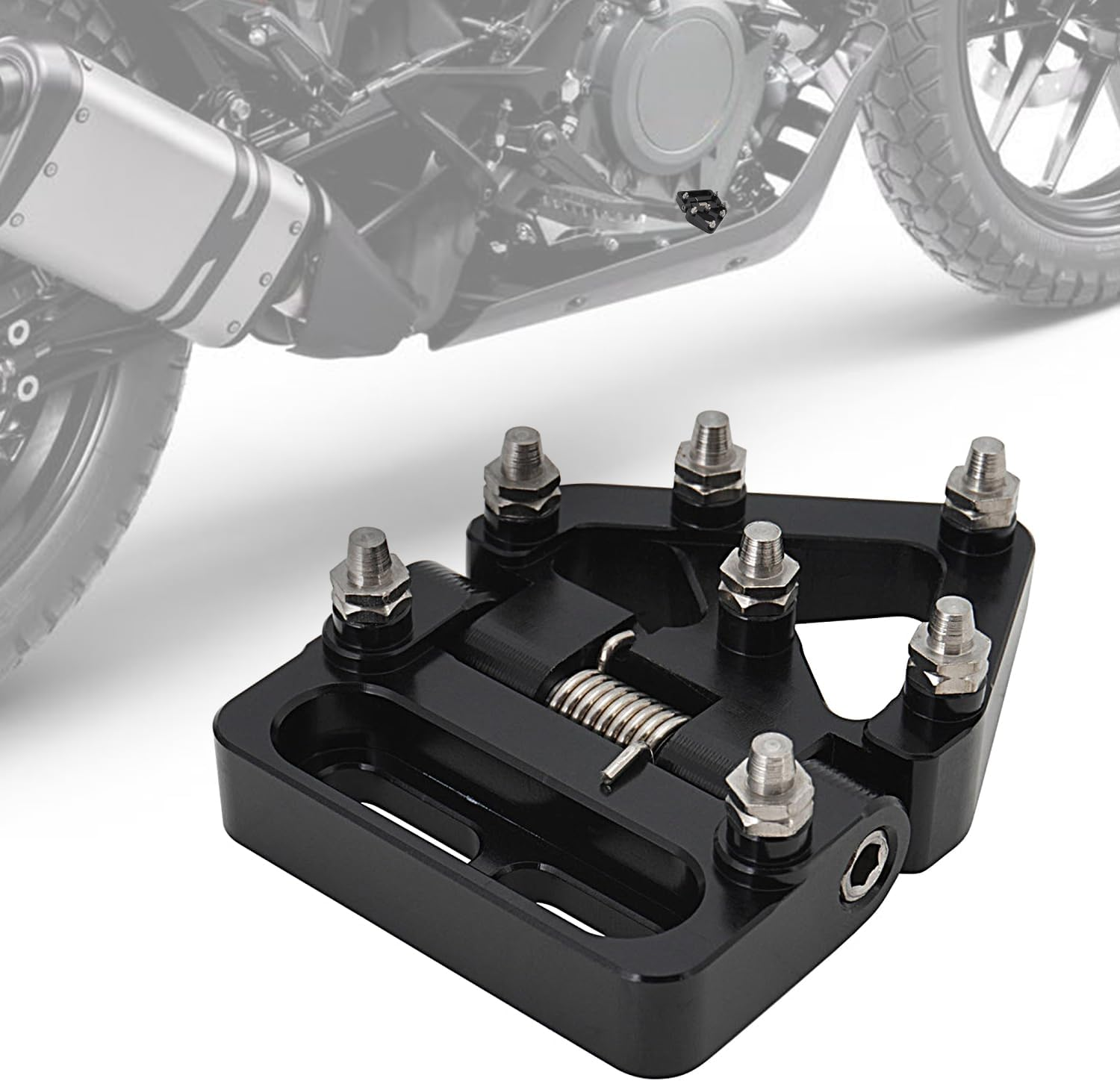 IUVWISN Motorcycle Folding Brake Pedal Tip CNC for 690 Enduro R/SMC R 790 890 950 990 1050 1090 1190 1290 Adventure R/S/T Orange