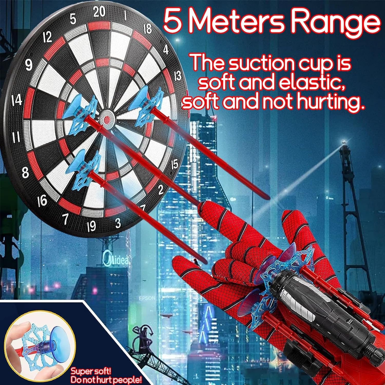 Set of 2 Spider Launcher Gloves, Spider Hero Gloves, Launcher Wrist Toy, Hero Launcher, Spider Gloves Spider Web Launcher, Super Spider Launch, Cosplay Glove Launcher image number 6