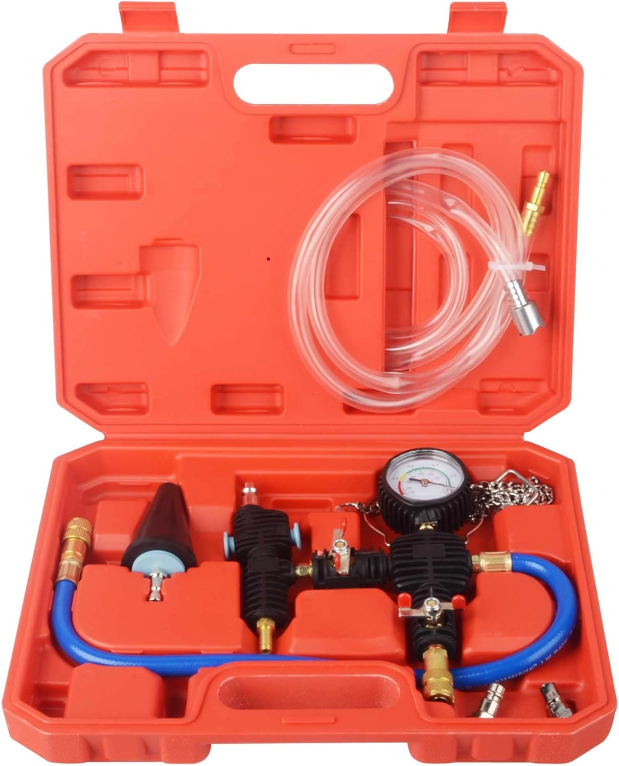 Professional Radiator Cooling System Vacuum Purge Coolant Refill Tool Kit Set image number 3