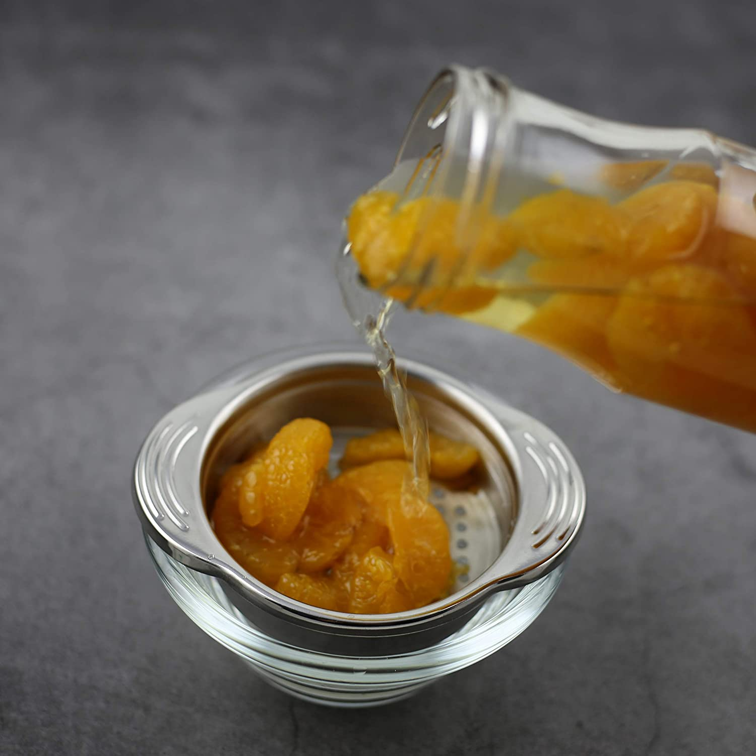 Can Strainer - Tuna Strainer - Food Grade 304 (18/8) Stainless Steel, Dishwasher Safe, Food Strainer, Can Colander, Easy to Clean, Eco-Friendly image number 2