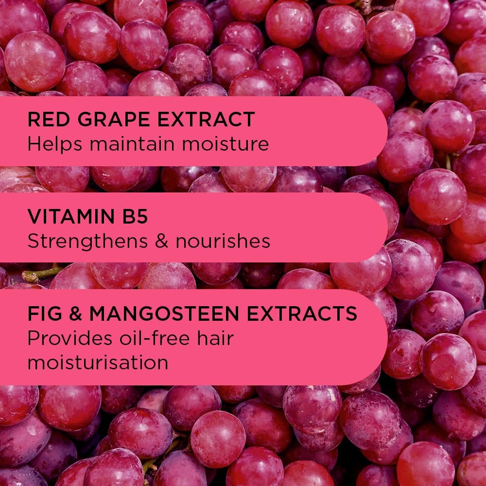 Noughty 97% Natural Pumped up Volumising Shampoo, Sulphate Free Vegan Haircare, for Fine or Limp Hair, with Red Grape and Vitamin B5 250Ml image number 2