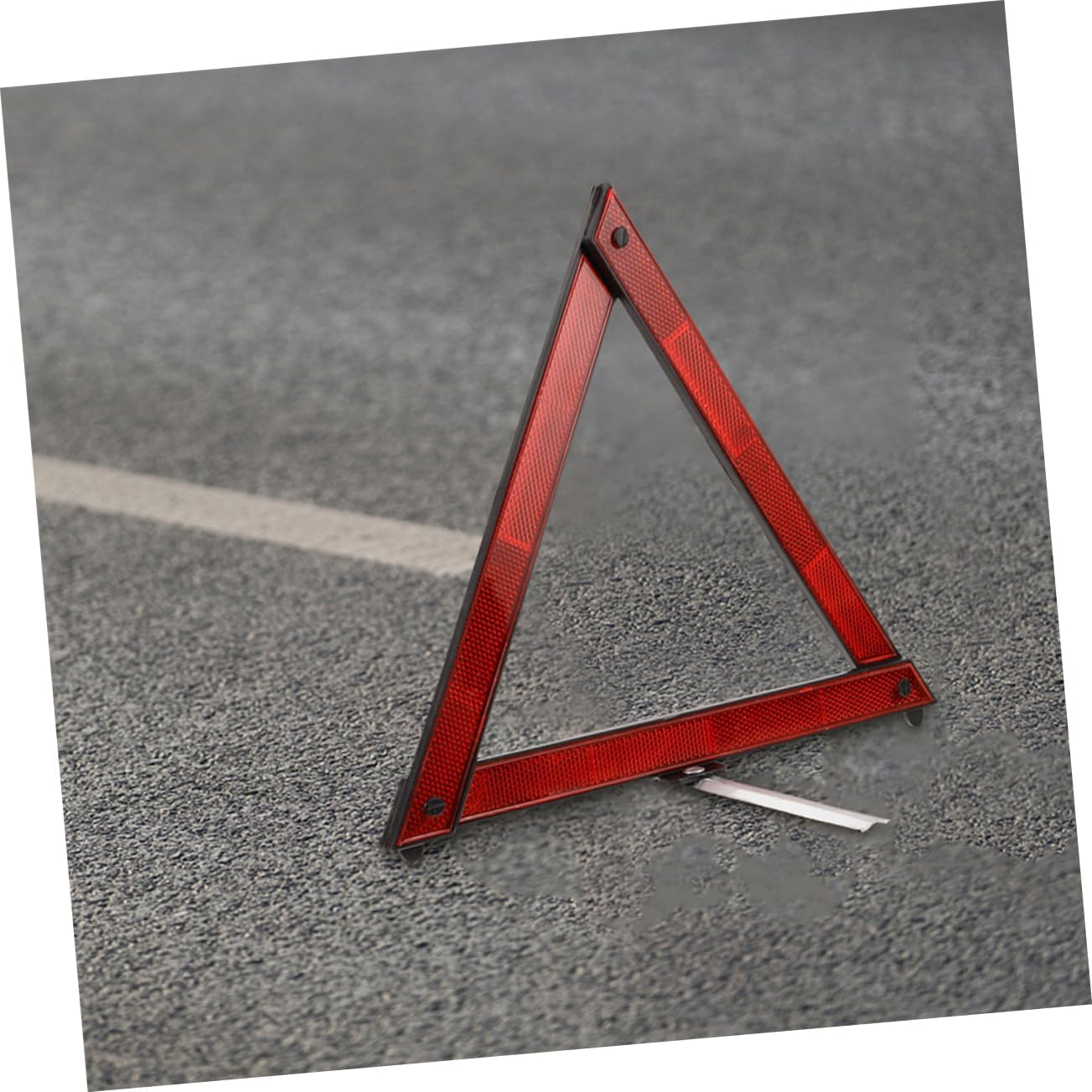 ABOOFAN 5Pcs Reflective Emergency Warning Triangles Foldable Roadside Safety Kit for Vehicles Traffic Safety Equipment for Roadside Assistance and High Visibility Reflective Material image number 4