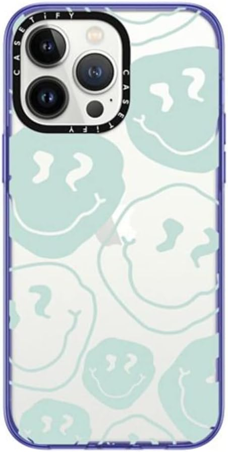 Casetify Compact Iphone 15 Pro Max Case [4 Ft. 2X Military Grade Drop Protection/Slim/Lightweight] - My Succulent Garden - Clear Black